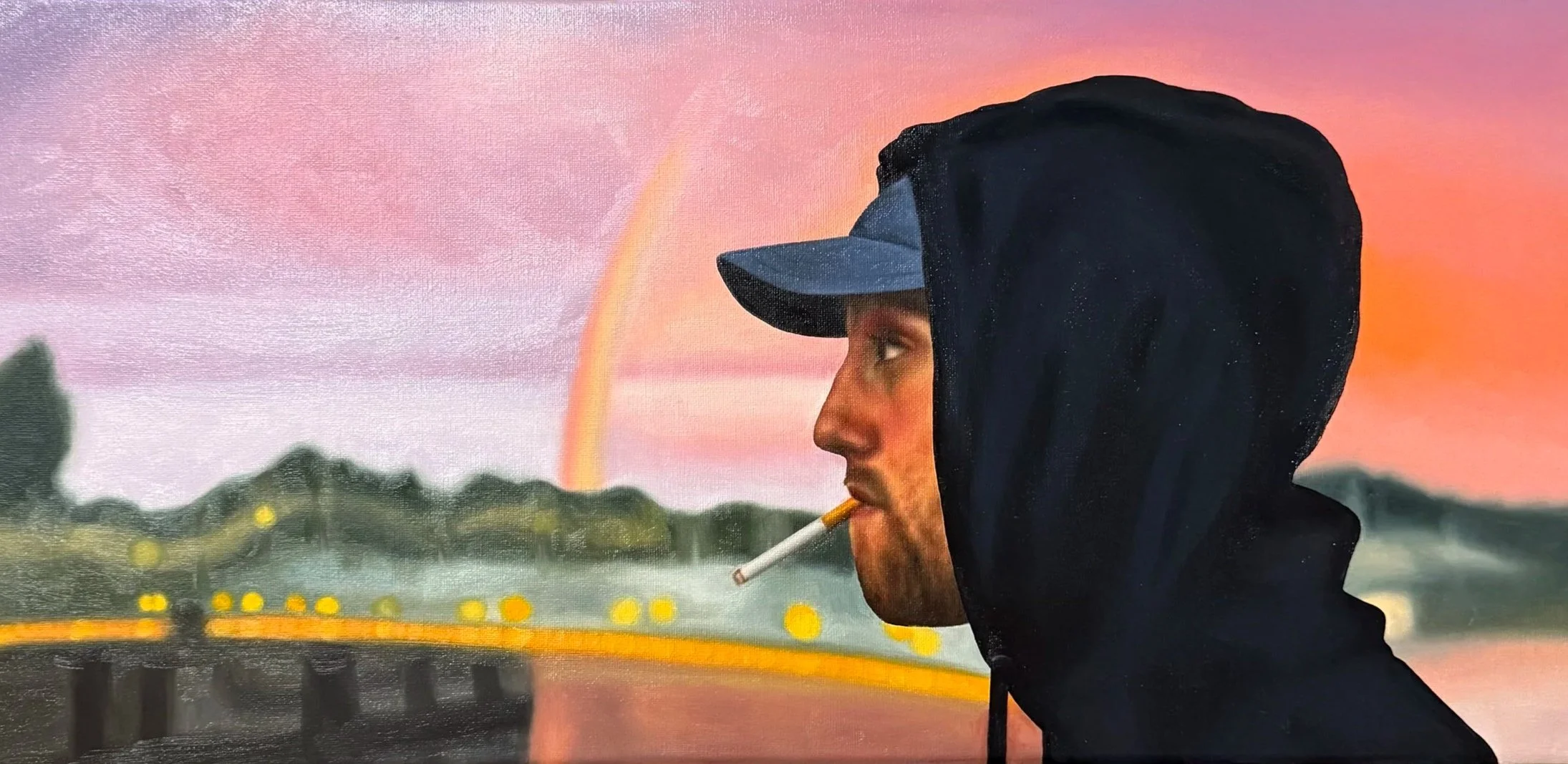 "Mac" 30x60cm oil on canvas
