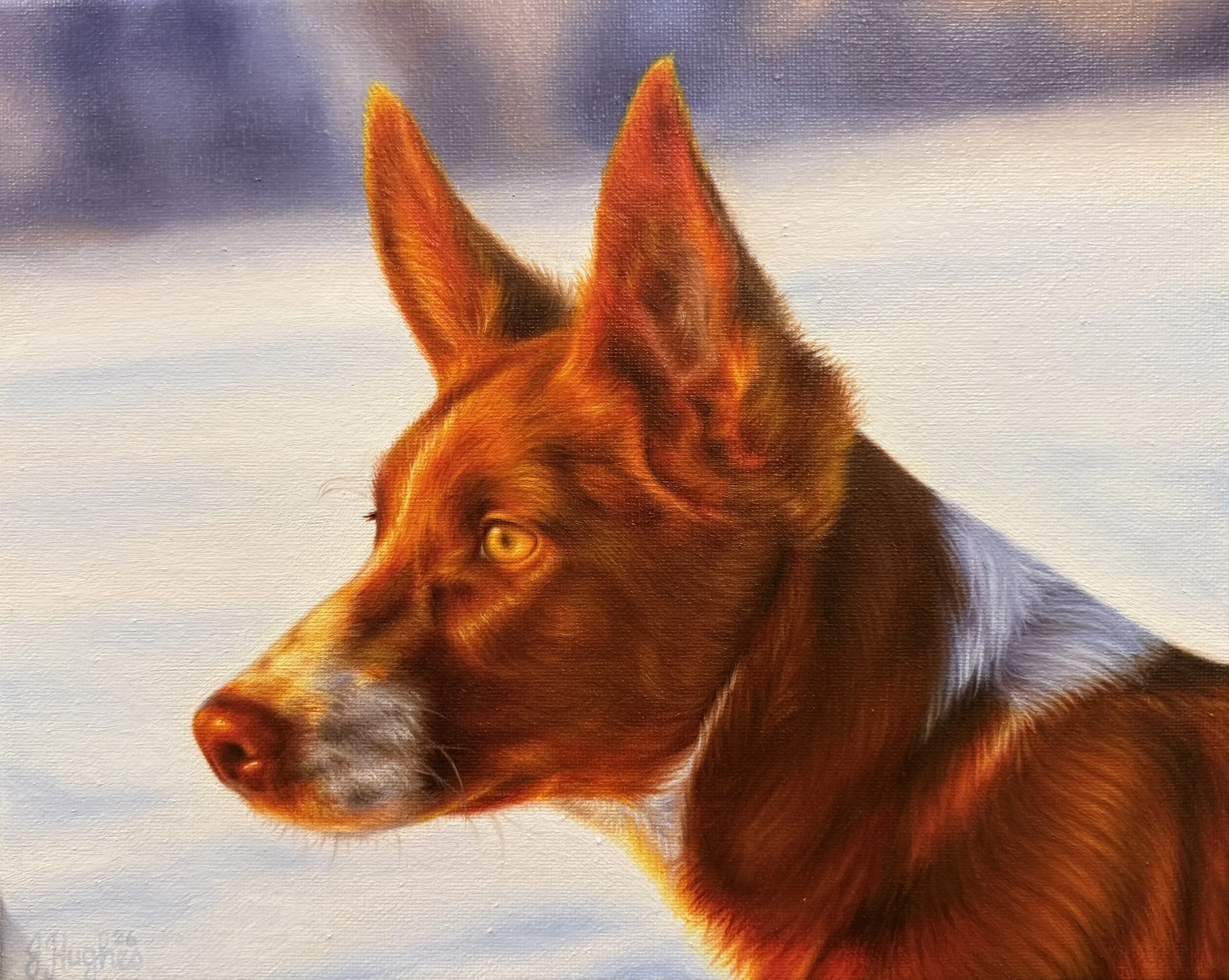 "Rise" 24x30cm oil on canvas