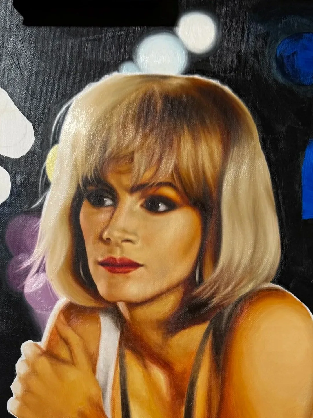 "Pretty Woman (WIP)" 50x60cm oil on canvas