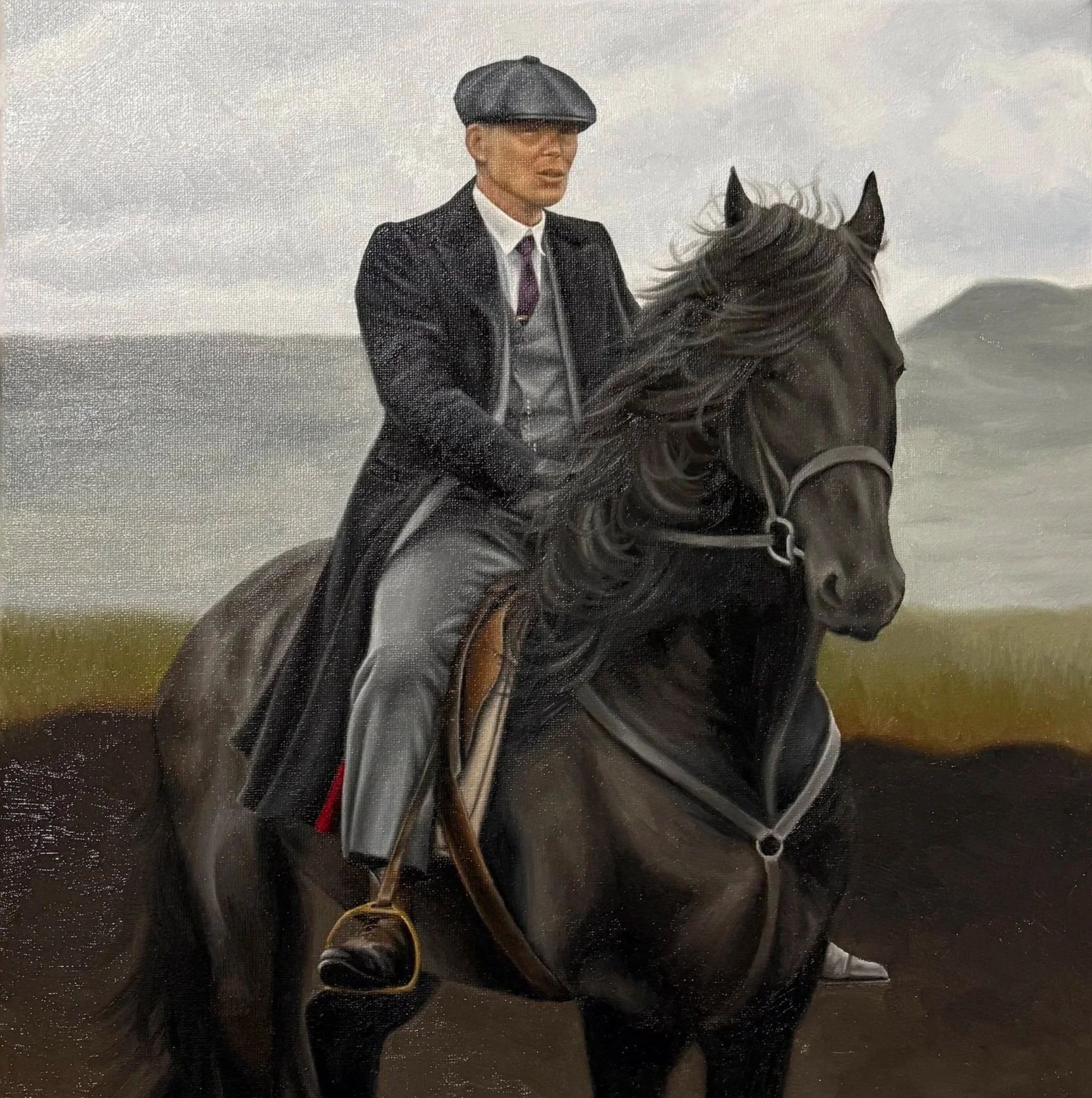 "Tommy" 40x40cm oil on canvas