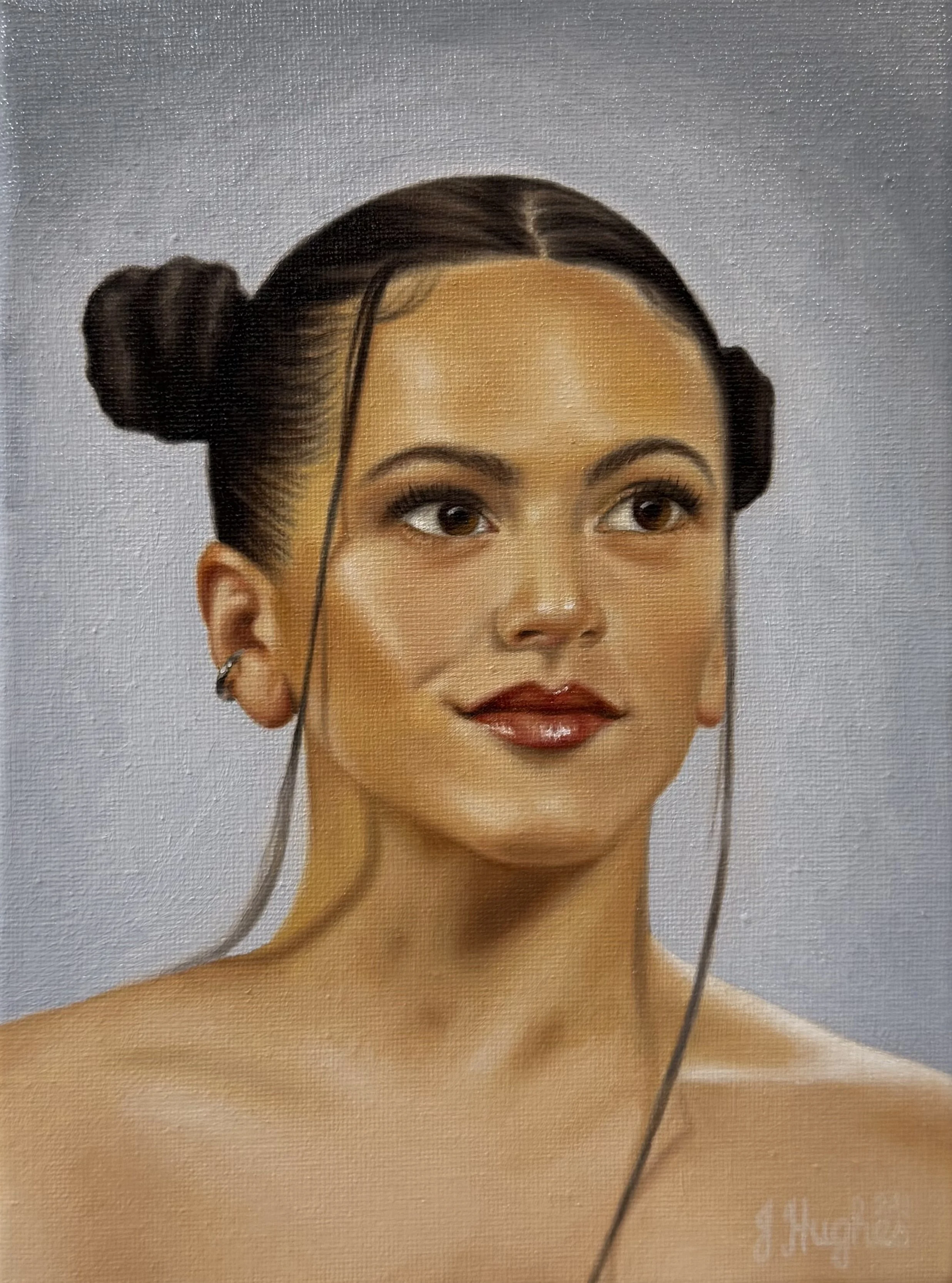 "Rosalía" 18x24cm oil on canvas