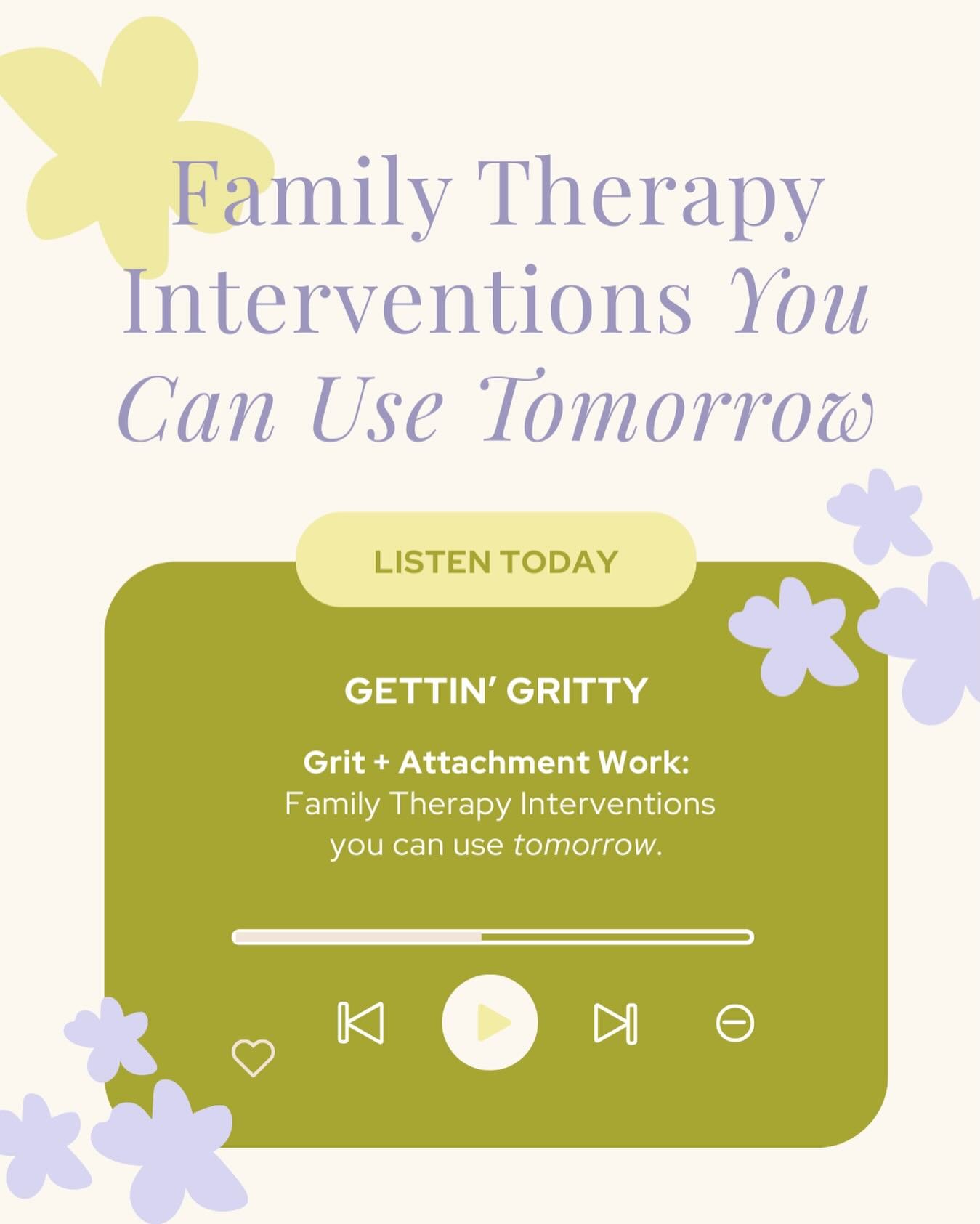 If you&rsquo;re a family therapist who ever leaves session thinking, &lsquo;I hope that helped,&rsquo; this episode is for you.

We&rsquo;re sharing family therapy interventions you can actually use tomorrow. 

Grounded, intentional tools that suppor