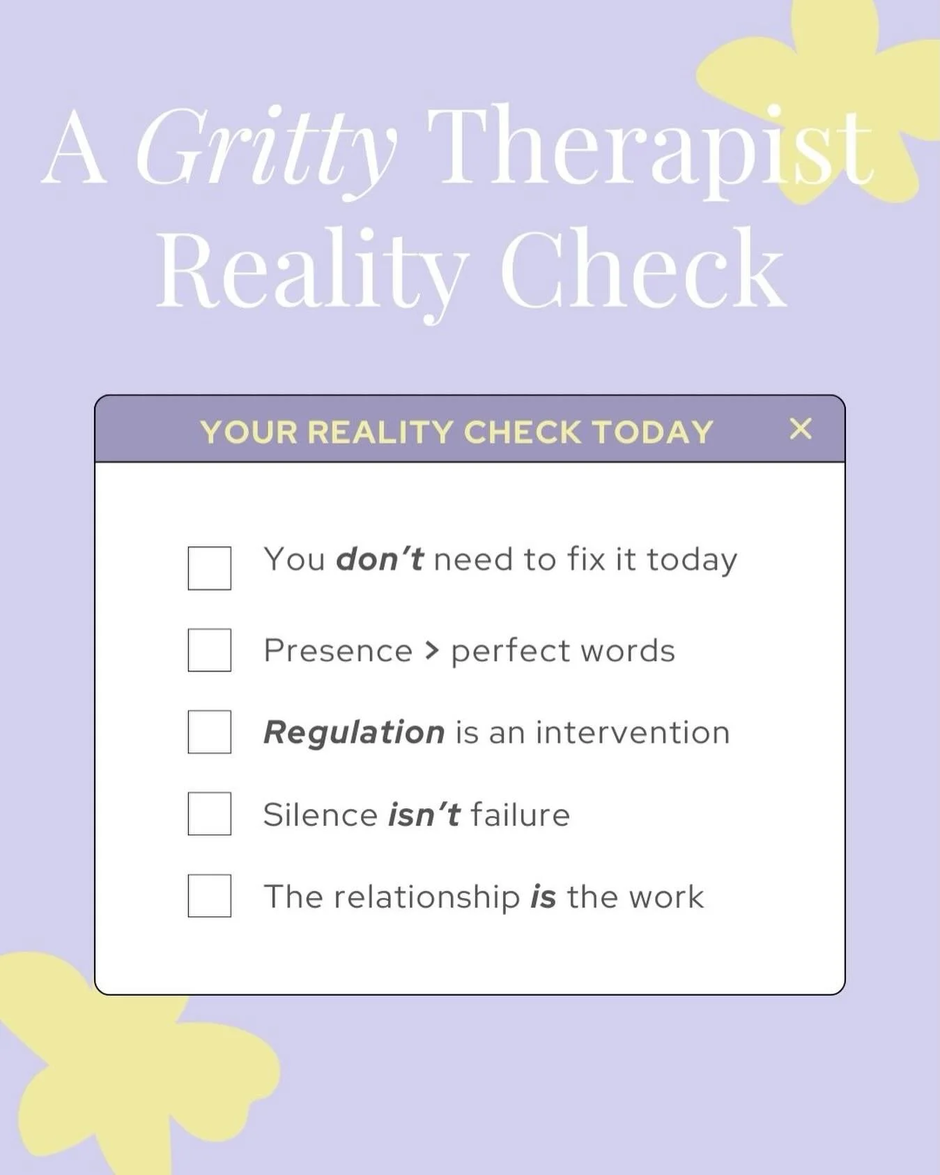 If you need a reminder today:

✨You don&rsquo;t have to fix everything.

 ✨Presence matters more than perfection.

✨The relationship is the work.

✨You&rsquo;re doing more than you think.

💚Save this for the days when you need a gentle reminder.