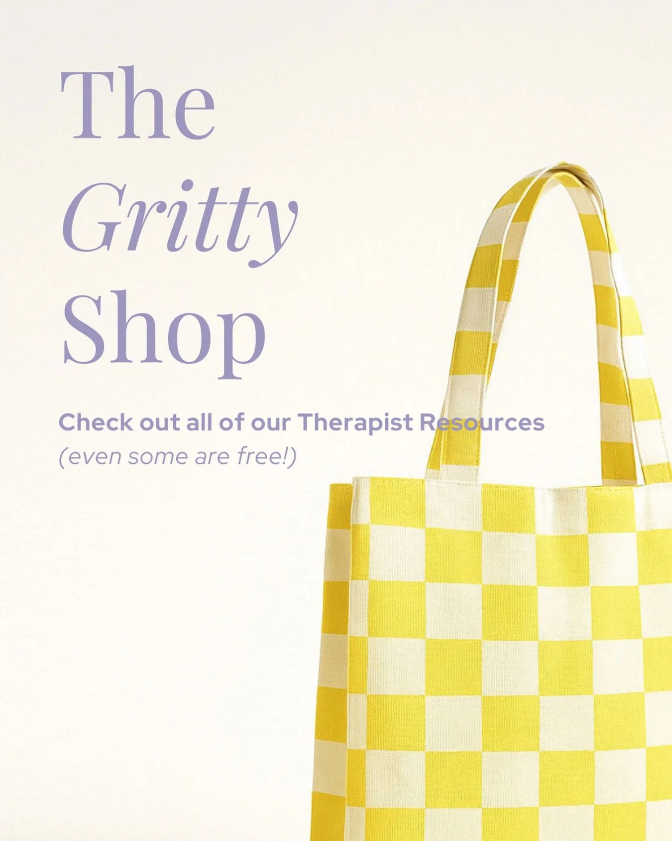 Have you checked out our shop? 

Tools, downloads, and a few free goodies for the real work you do every day 💚

You can also buy our class that we made for Therapists specifically to help you find and develop your own Grit! 

Comment SHOP and we wil