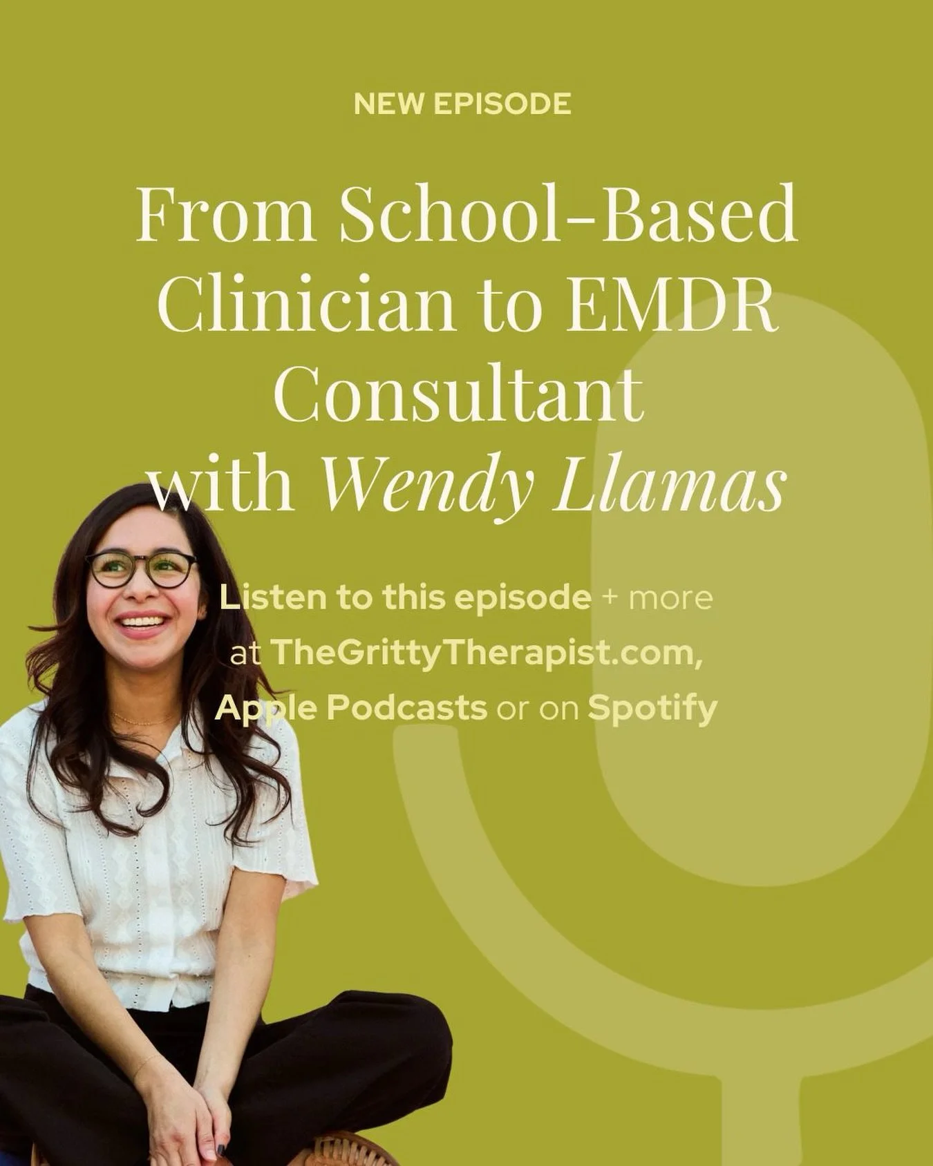 New episode out now with @growing.glimmers.therapy! 

In this episode we uncover that Wendy didn&rsquo;t even want to be a therapist. 🤯

Wendy started in CPS.
Got burnt out, overwhelmed and then got thrown into a therapy role she didn&rsquo;t even a