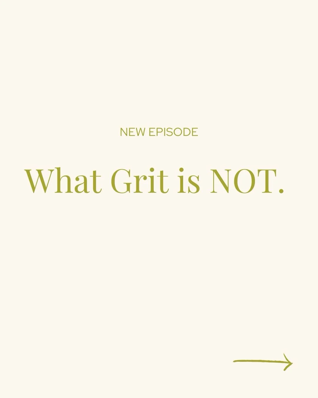 Grit is NOT&hellip;
🚫 pushing through when you&rsquo;re burnt out
🚫 pretending you know everything in session
🚫 saying &ldquo;I already tried that&rdquo; and shutting down

That&rsquo;s not grit.
That&rsquo;s survival mode.

Real grit?
👉 Staying 