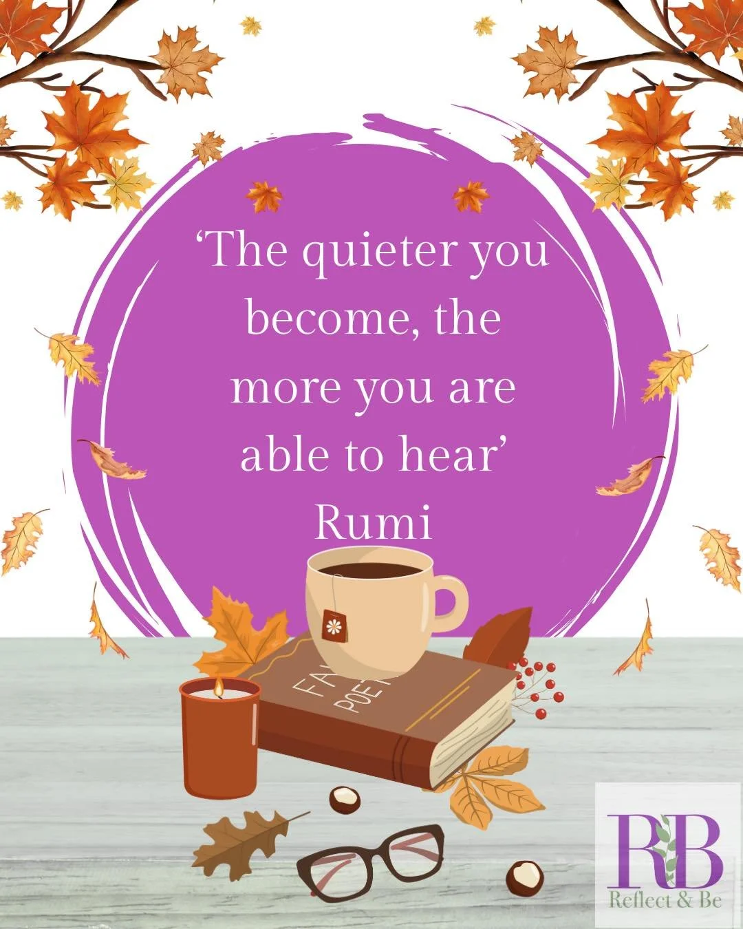 Poetry invites us to pause and reflect. On National Poetry Day, take a moment to find words for your feelings &mdash; or simply let silence speak. 🌿

&lsquo;The quieter you become, the more you are able to hear.&rsquo; &mdash; Rumi

What line of poe