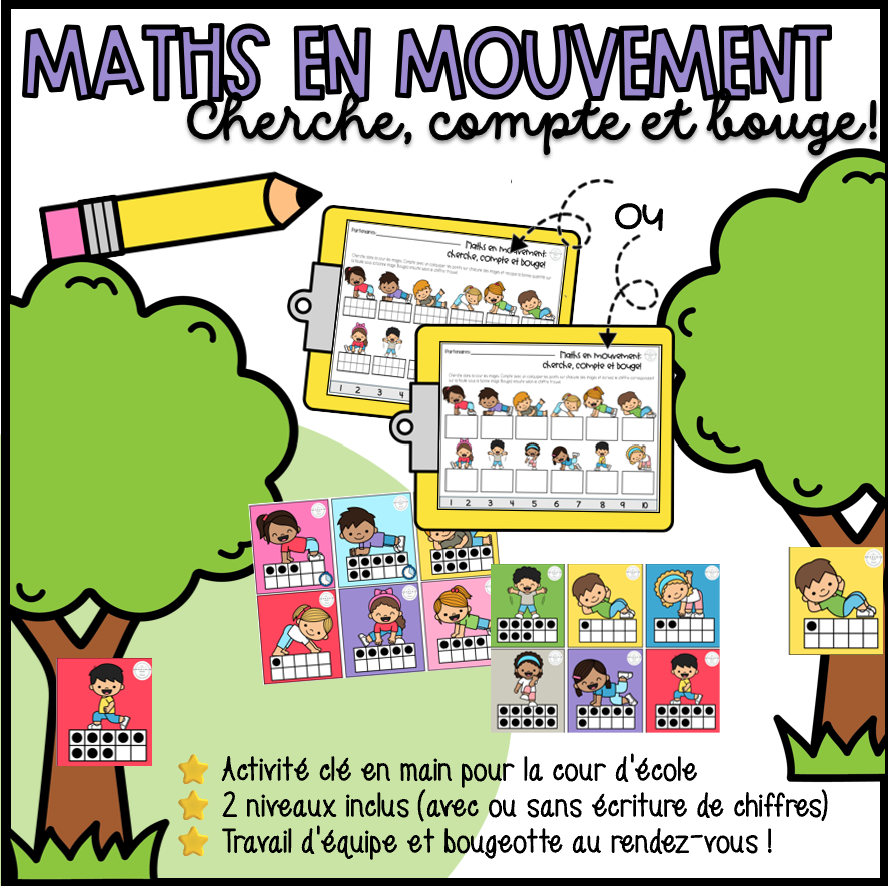 Maths en mouvement : Cherche, compte et bouge !