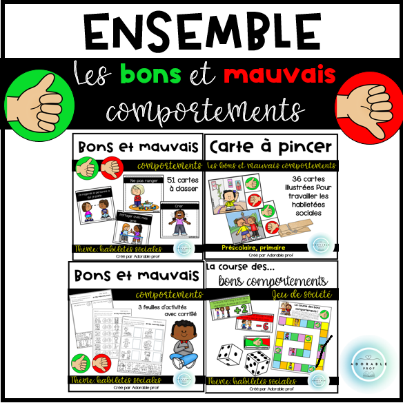Ensemble- Les bons et mauvais comportements
