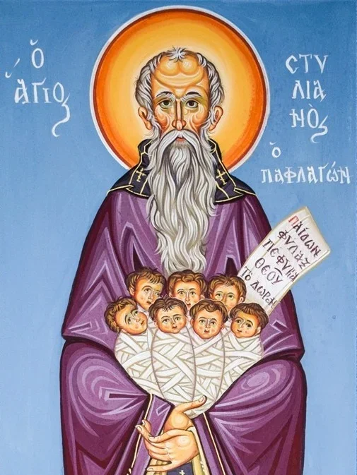 st. stylianos protector of the unborn
