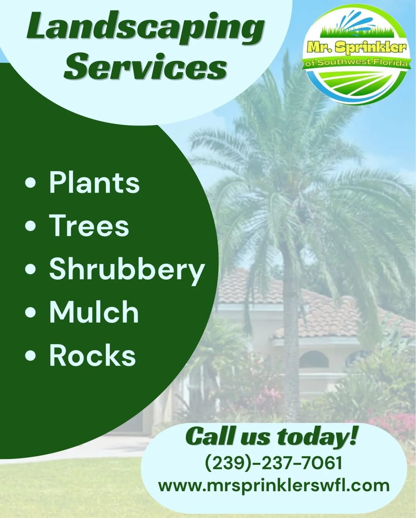 Freshen up your landscape with plants, trees, shrubbery, mulch, and rocks. 🌴🌿

Call us today for landscaping services! 
(239)-237-7061 

#landscaping #landscapedesign #puntagordabusiness #portcharlottefl #landscapers