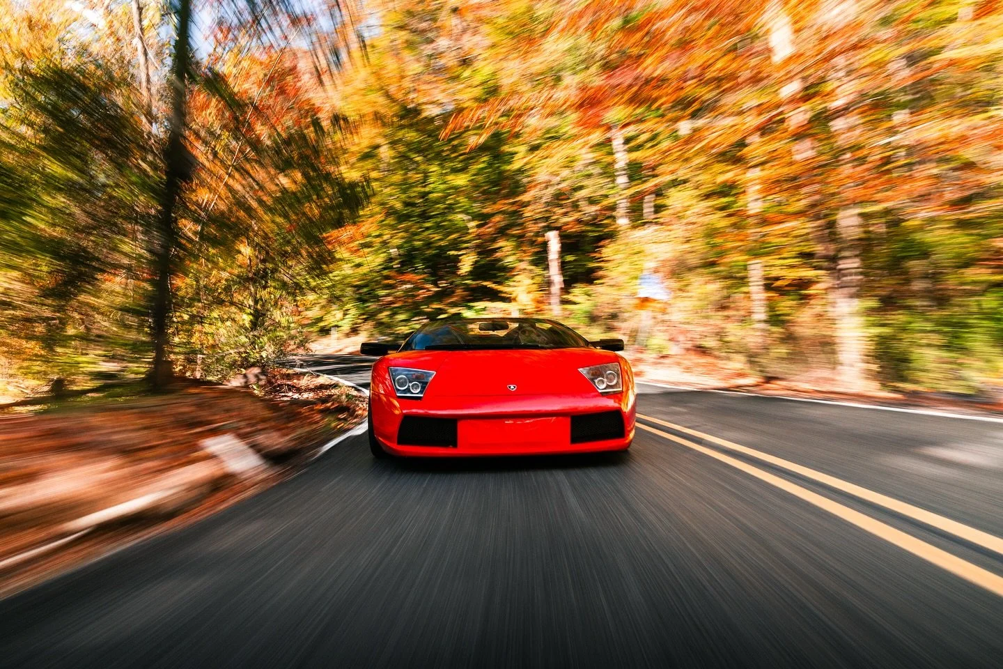 One of our favorite Lamborghini models has returned to the shop. 

Introducing our 2005 Lamborghini Murci&eacute;lago Roadster, finished in stunning Rosso Andromeda over a black leather interior. 

The Murci&eacute;lago was a rebirth for Lamborghini.