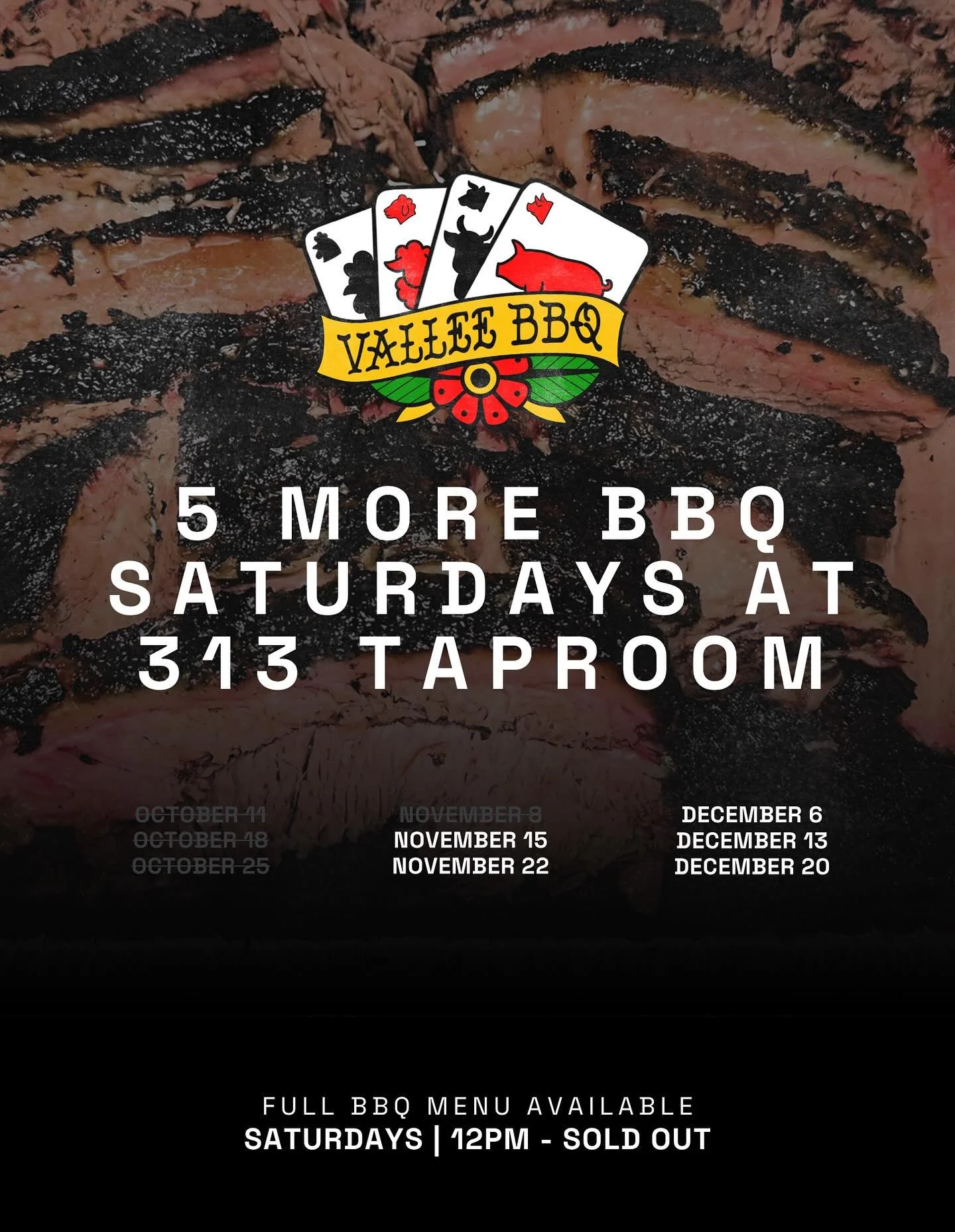 5 more Saturdays @313taproom and tomorrow is one of them! Stop by. 😊