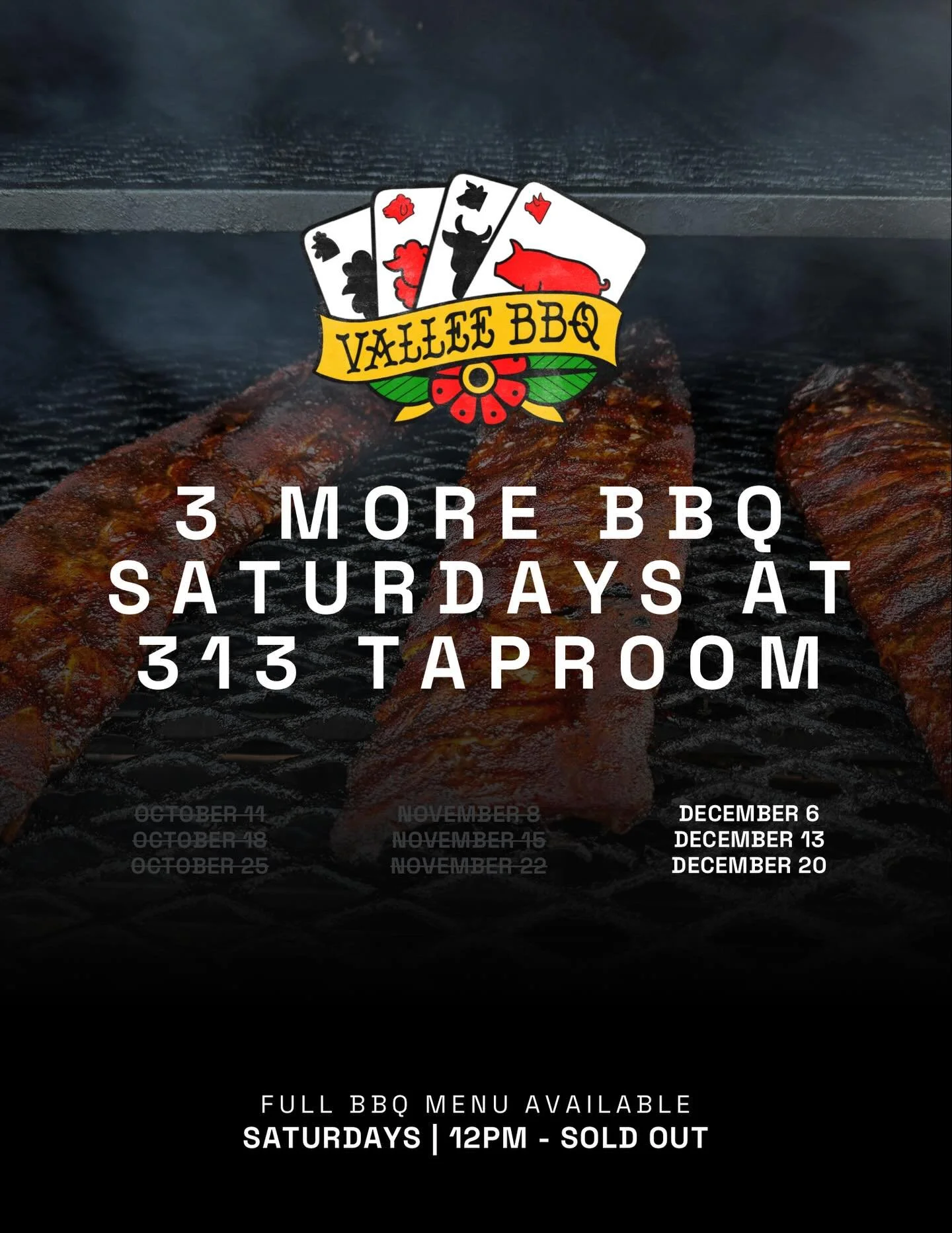 3 more Saturdays to snag some VALLEE BBQ at @313taproom. Will you make it to one of those 3?