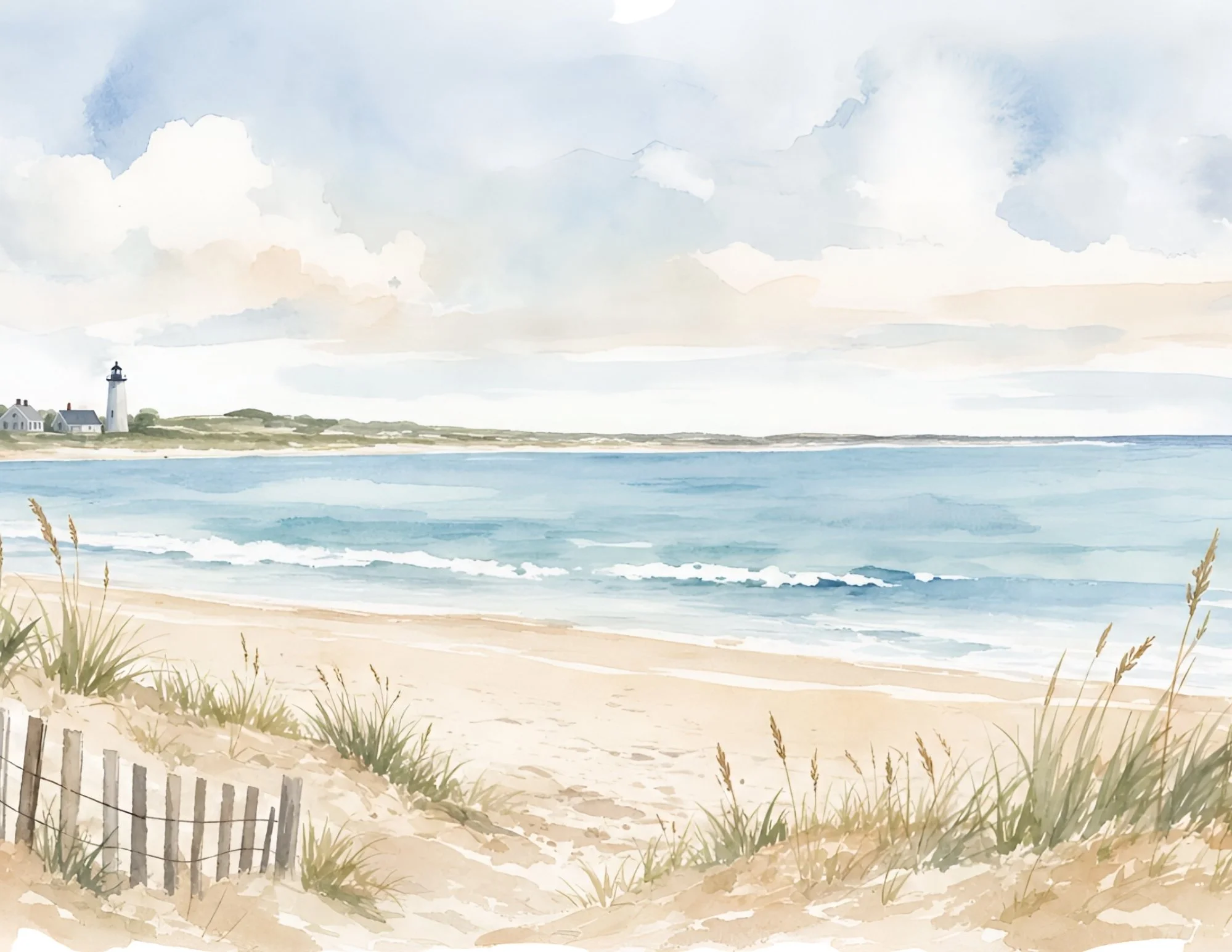Coastal Watercolor Class