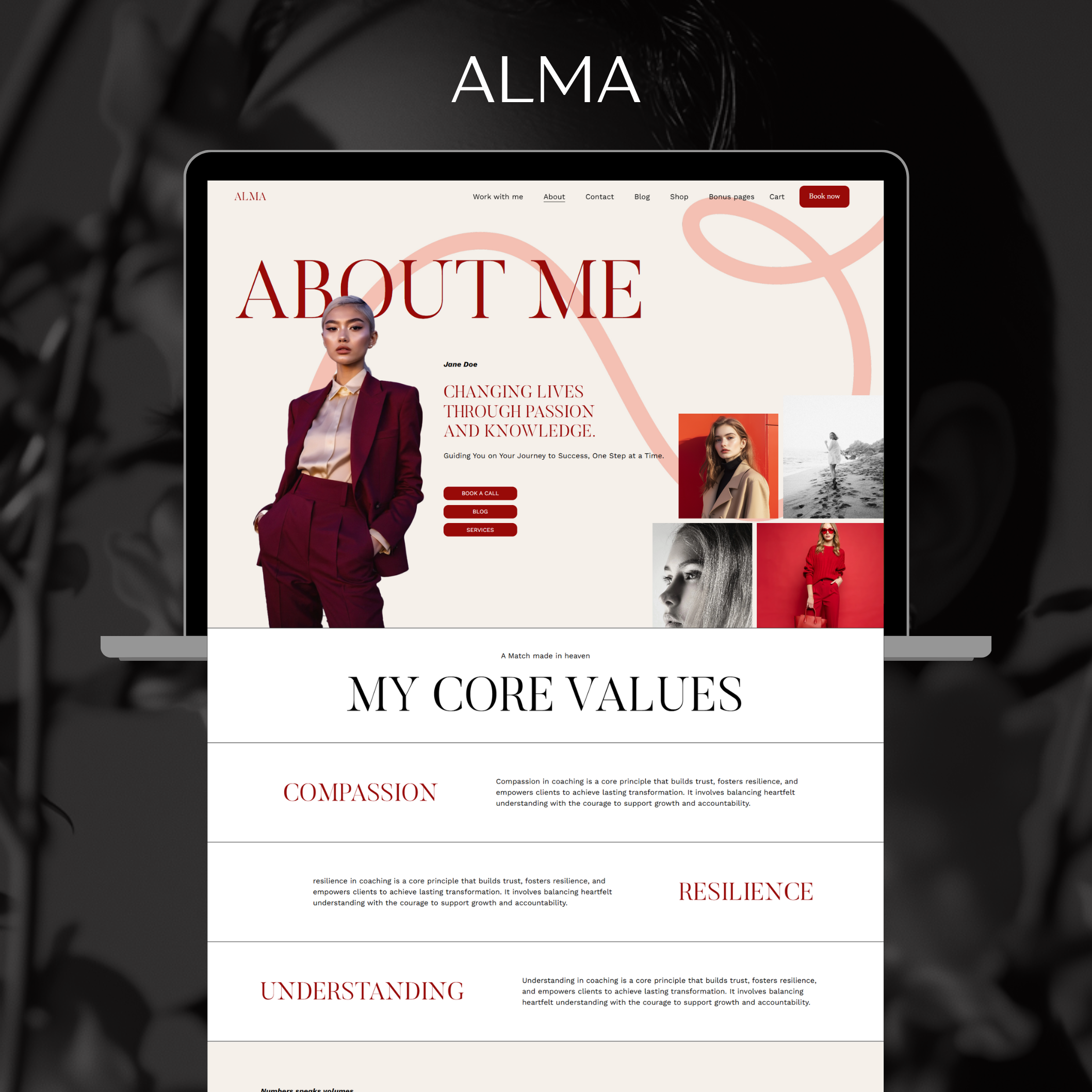 ALMA (SQUARESPACE 7.1 TEMPLATE)