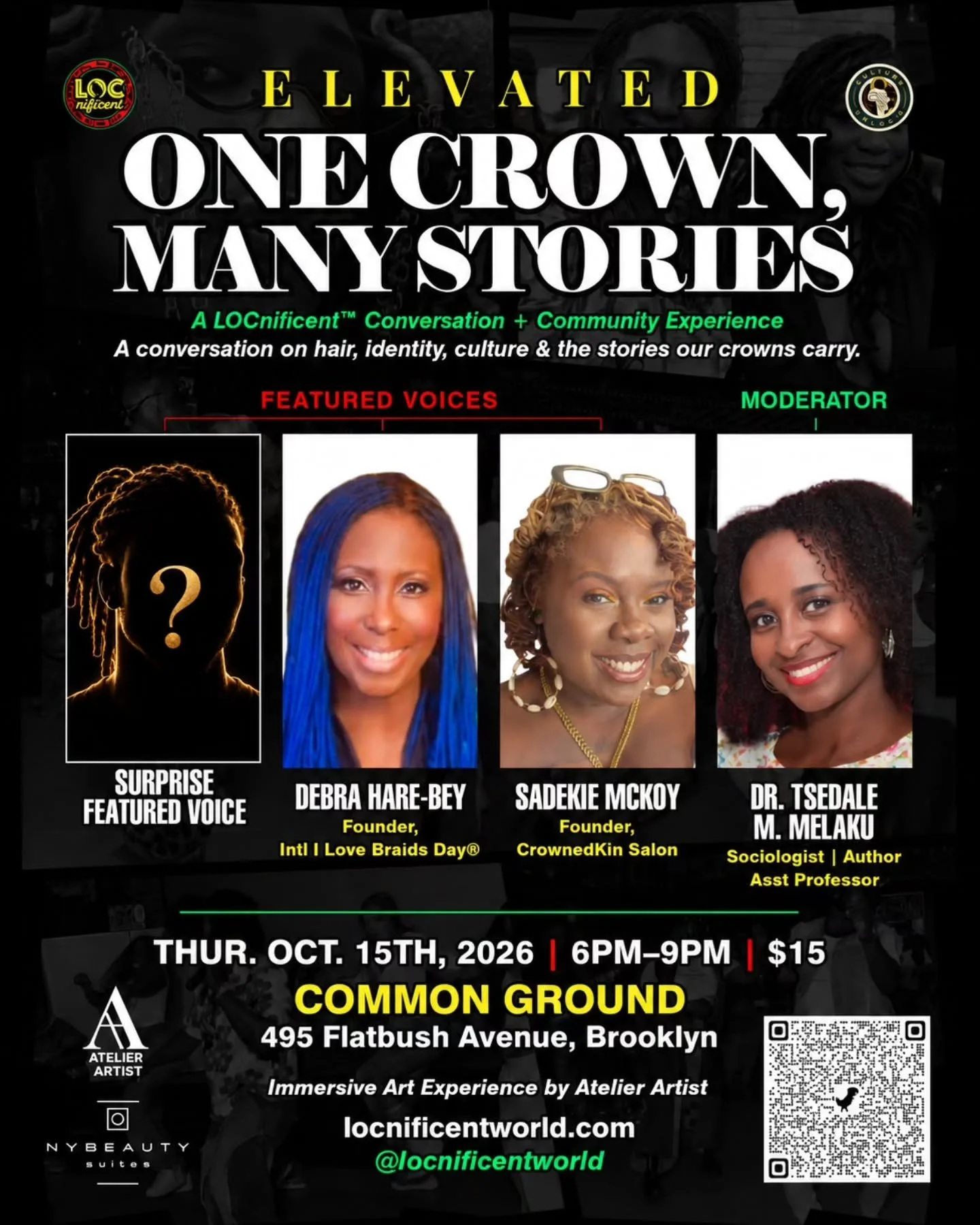 👑 ONE CROWN. MANY STORIES. MANY VOICES.

TOMORROW, we're going beyond the hair to explore the stories, identity, and culture behind our crowns!

✨ SWIPE TO EXPERIENCE THE STORIES BEHIND THE CROWNS! ➡️

🎤 FEATURED VOICES:
✨ Debra Hare-Bey &mdash; Fo