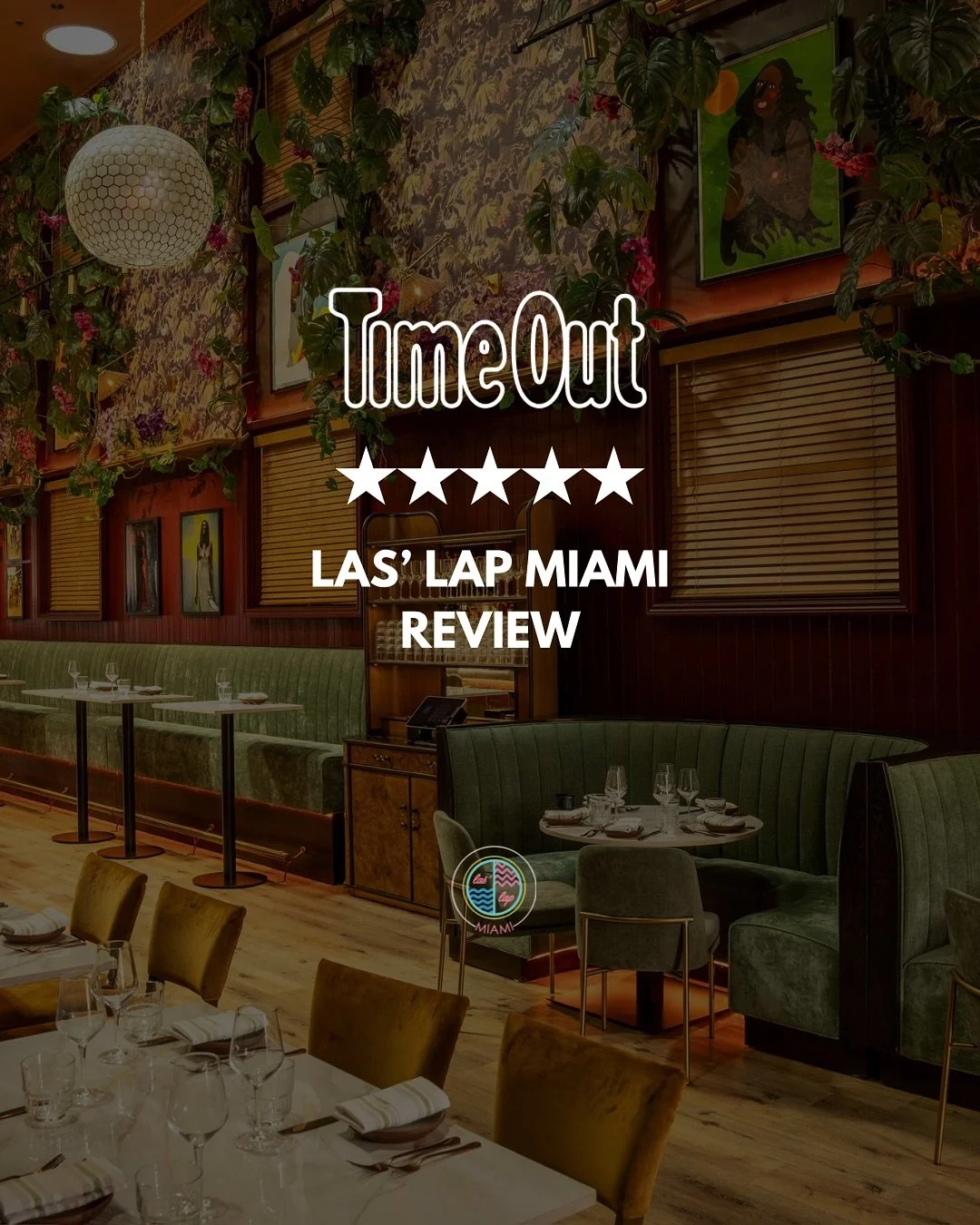 Swipe right to read @timeoutmiami&rsquo;s 5-star review. Special thanks to the team and writer, @falynrose. #LasLapMiami