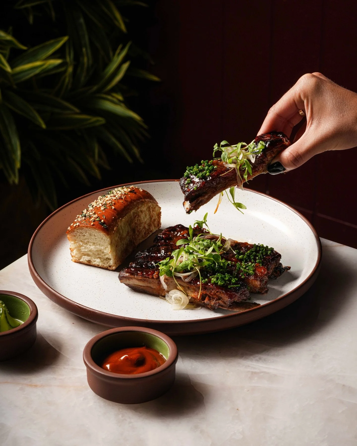 Don&rsquo;t be shy! Grab that lamb rib, dip it right into our flavor-packed jerk BBQ sauce, and enjoy the messy goodness with us. This is where the fun starts. #LasLapMiami