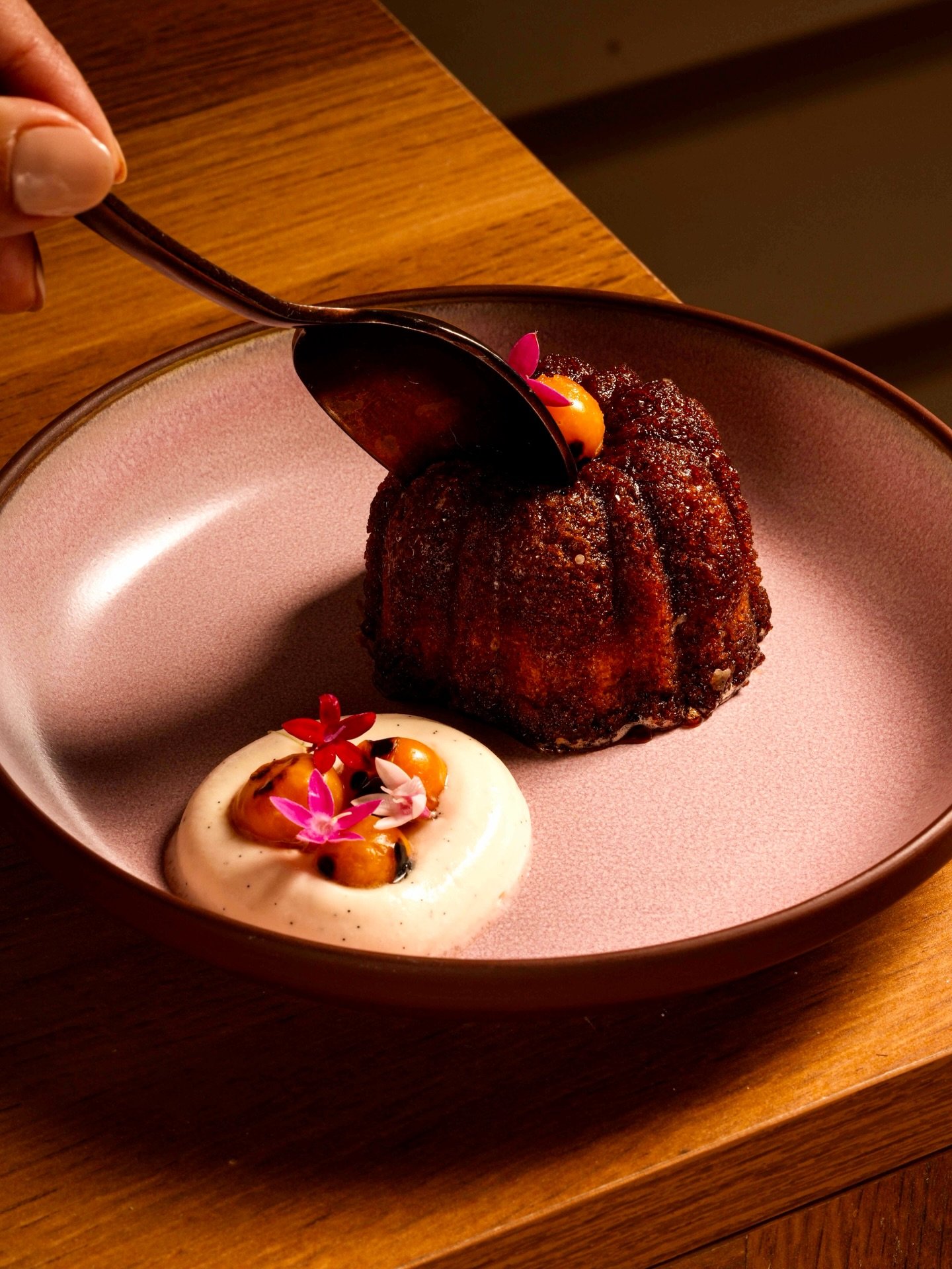 There&rsquo;s no need to wait for the weekend to indulge in our Rum Cake. 🤤 The moment the roasted tamarind explodes in your mouth after a full dining experience at #LasLapMiami is sacred.