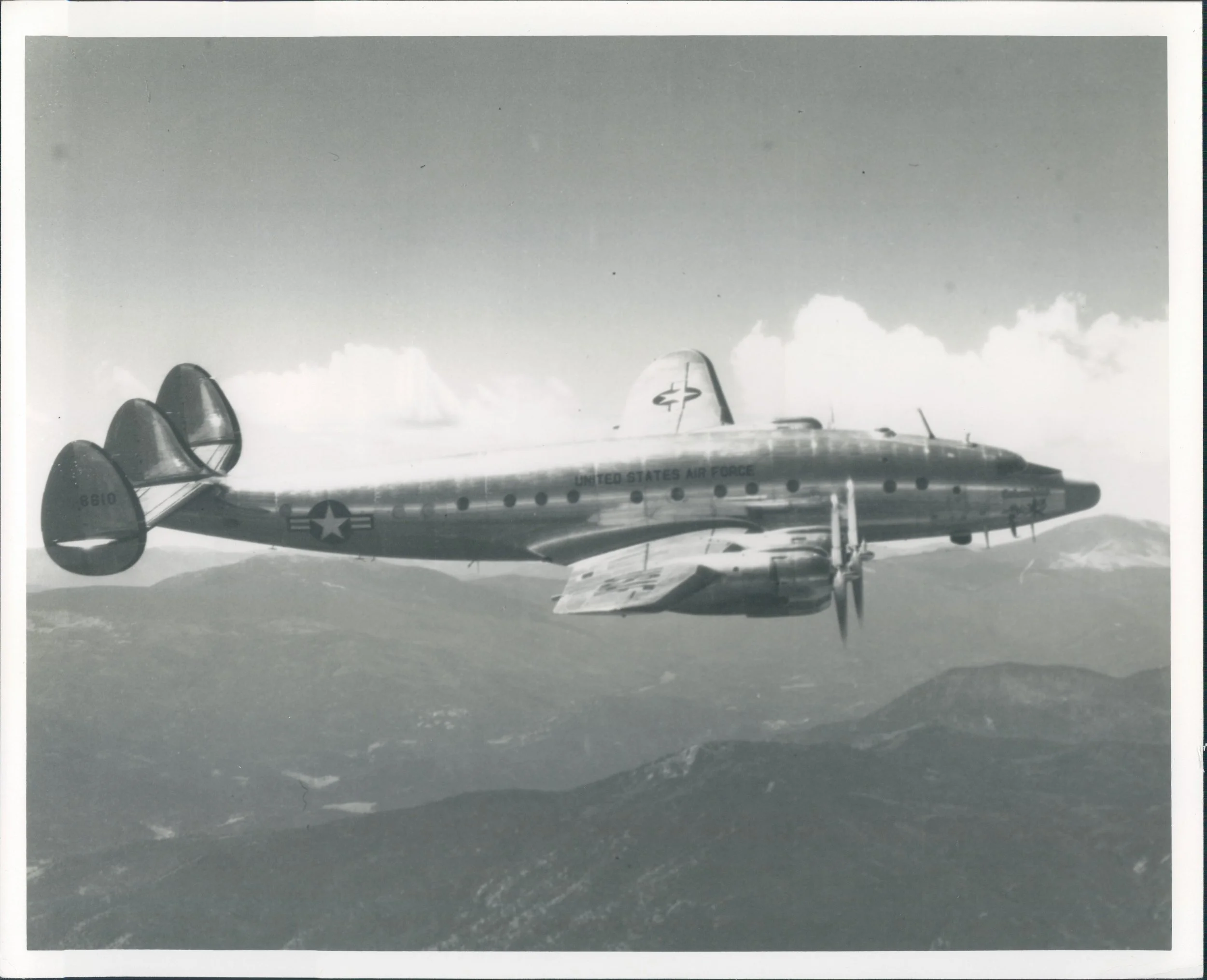 Black and white photo of Columbine II