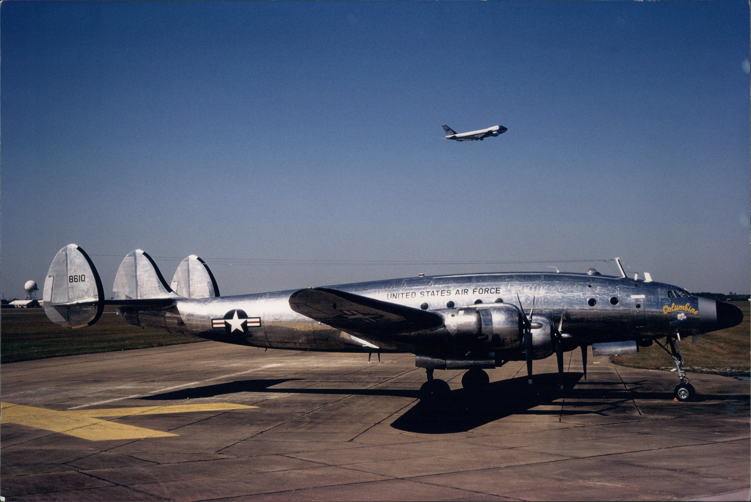 Air Force One aircraft grounded at airport