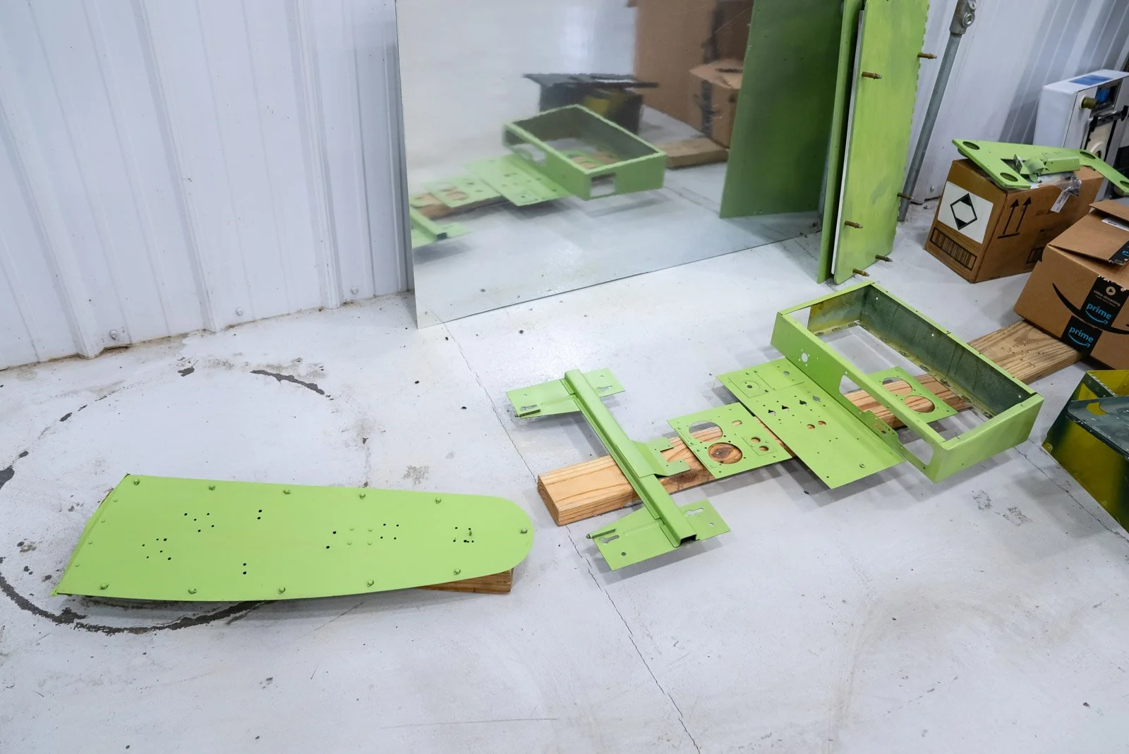 cockpit components for Columbine II restoration