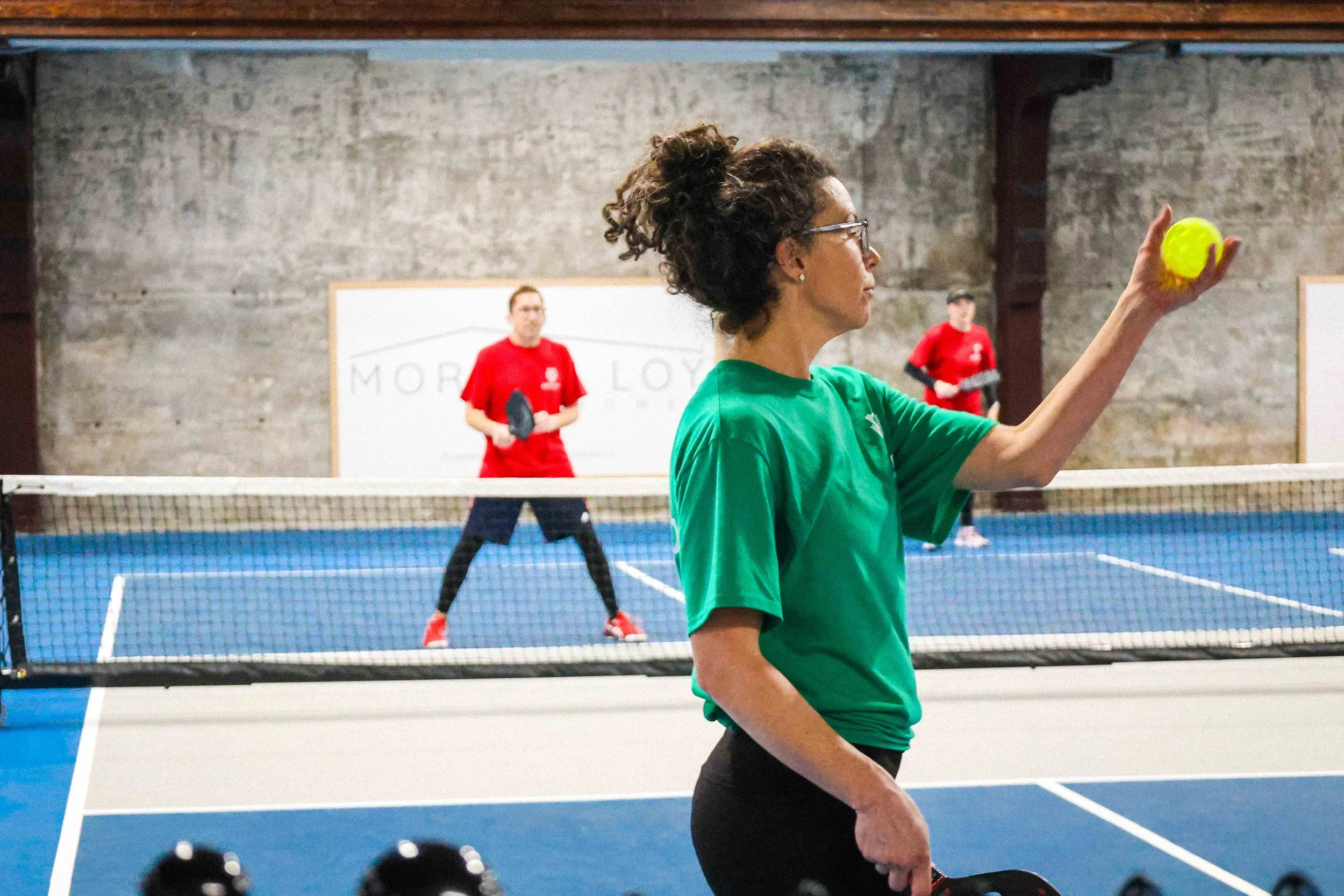 indoor pickleball