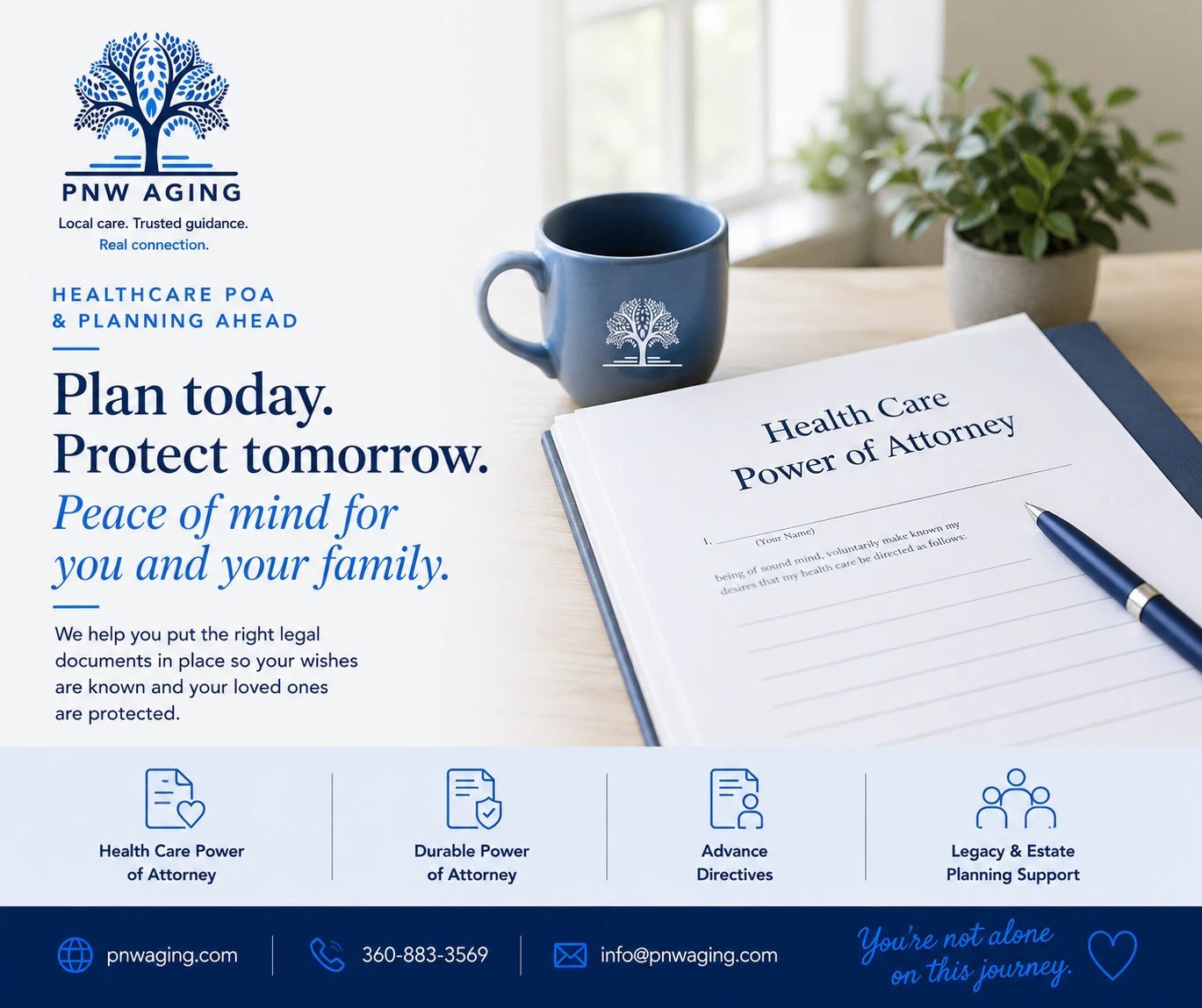 One of the greatest gifts someone can give their family is a clear plan and a trusted advocate. 💙

Healthcare Power of Attorney is not about taking control away from someone, and it&rsquo;s about making sure their wishes continue to guide decisions 