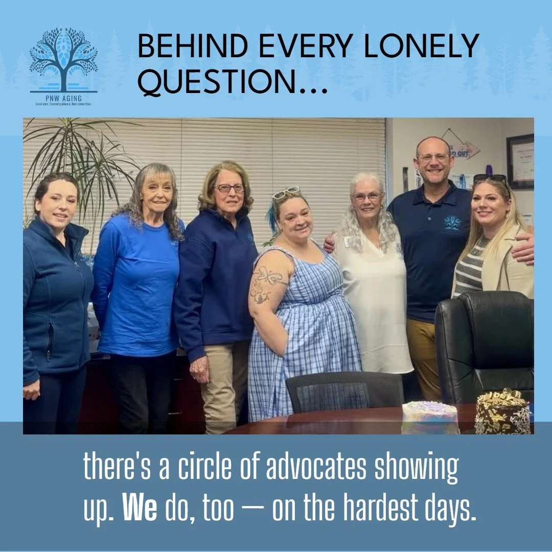 "Behind every lonely question, there's a circle of advocates showing up. 💙✨

That matters for families facing dementia, and it matters on the hardest days, from the first &ldquo;What should we do now?&rdquo; to the moments when someone needs st