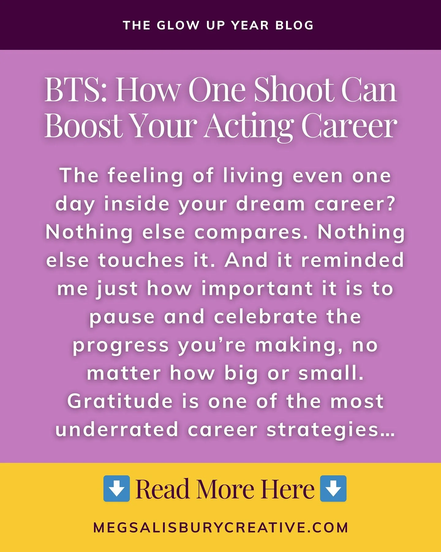 As actors, every shoot is more than just a gig&mdash;it&rsquo;s a chance to grow, connect, and set yourself up for the next big booking. One great project can open doors you didn&rsquo;t even know were there.

In this week&rsquo;s blog: ✨ The prep wo
