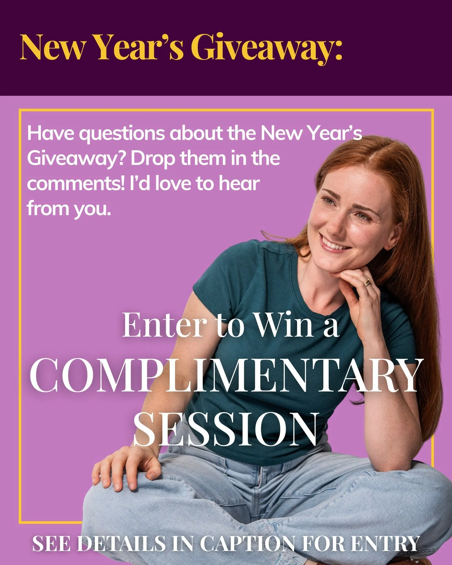 ✨ NEW YEAR&rsquo;S GIVEAWAY - ONLY 72 HOURS LEFT✨

Actors: To kick off the new year, I&rsquo;m gifting one complimentary 1:1 session to support someone who&rsquo;s ready to clear what&rsquo;s been holding them back and step into 2026 with intention a