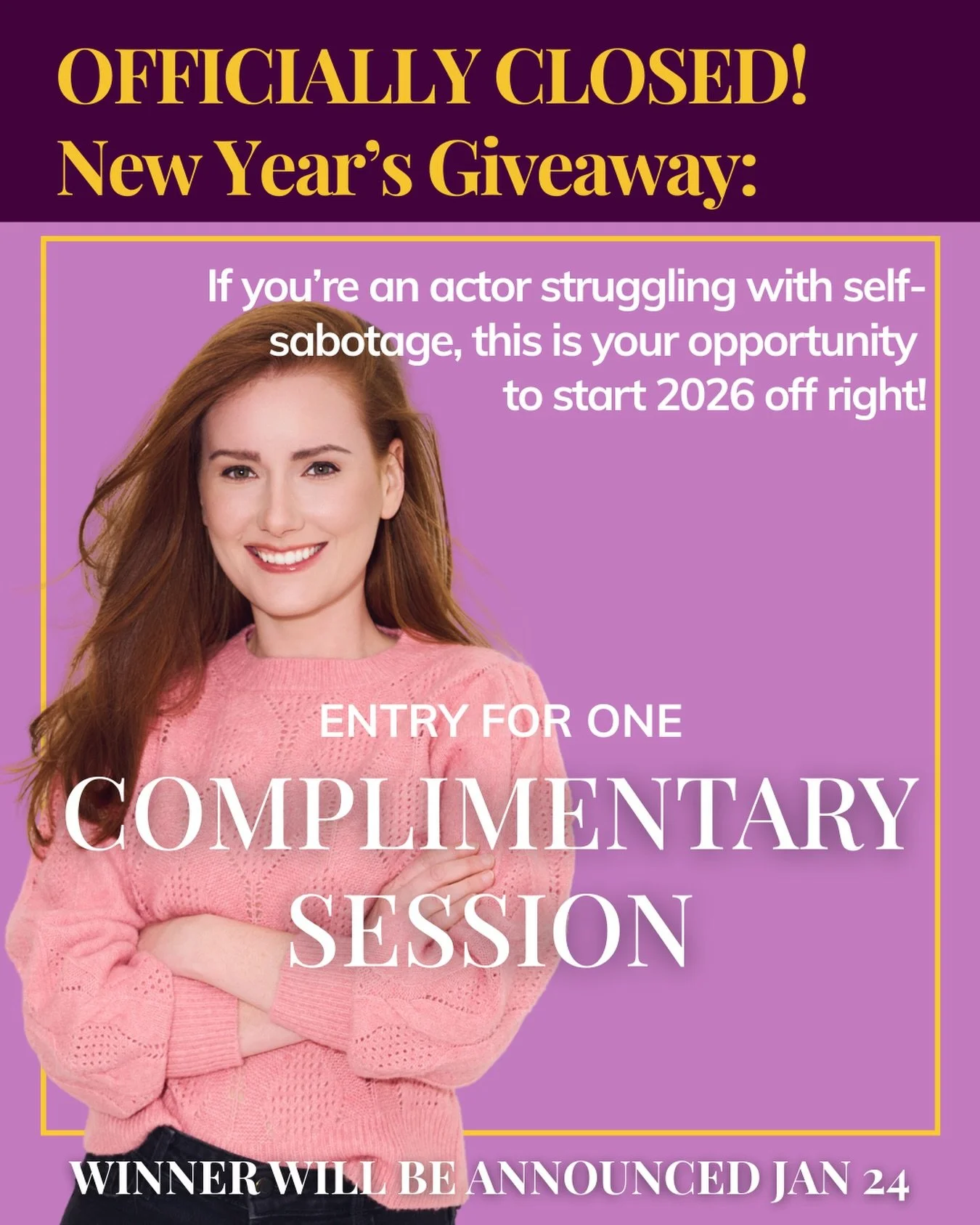 NEW YEAR&rsquo;S GIVEAWAY &mdash; ENTRIES CLOSED ✨

That&rsquo;s a wrap. Registration for my New Year&rsquo;s Giveaway is now officially closed.

Thank you to everyone who entered, shared, and showed up with such open hearts. Your messages, stories, 