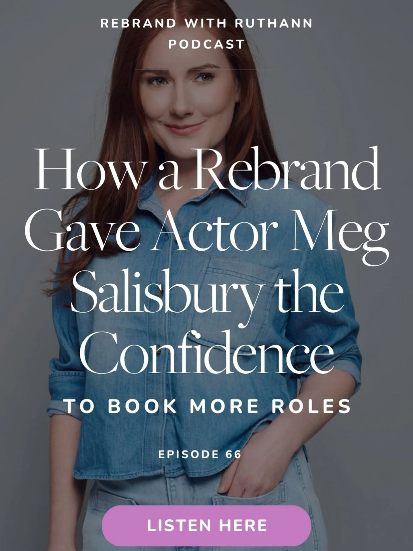 I used to think a rebrand was just about a prettier website.
It turns out&hellip; it was about identity.

On RuthAnn&rsquo;s podcast, we talk about how rebranding my acting and coaching business completely shifted the way I see myself &mdash; and how