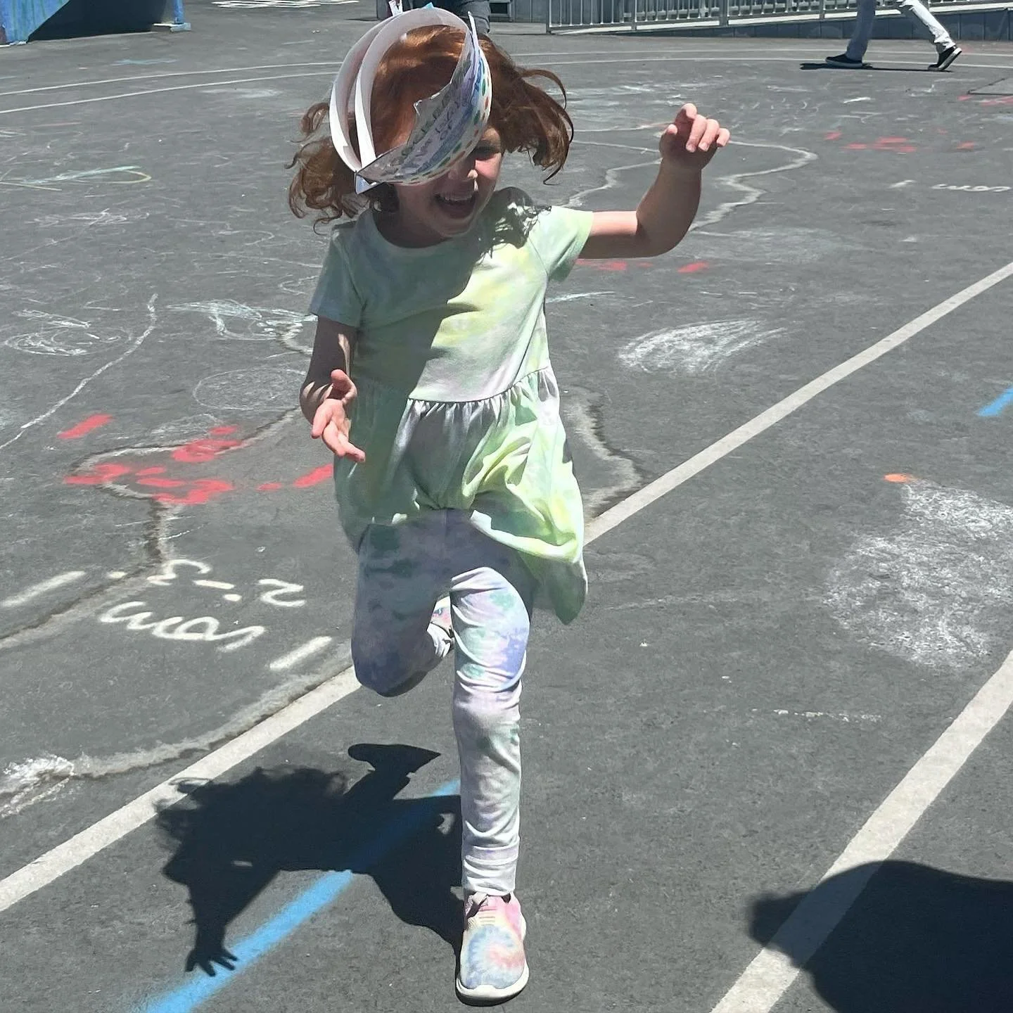 I missed the traditional first day of kinder with Hazel because of Covid. This is one of my favorite photos ever - I caught her right after pick-up of the 1st day with a first day paper crown and the biggest smile. Nerves and tears &mdash;&gt; Smiles