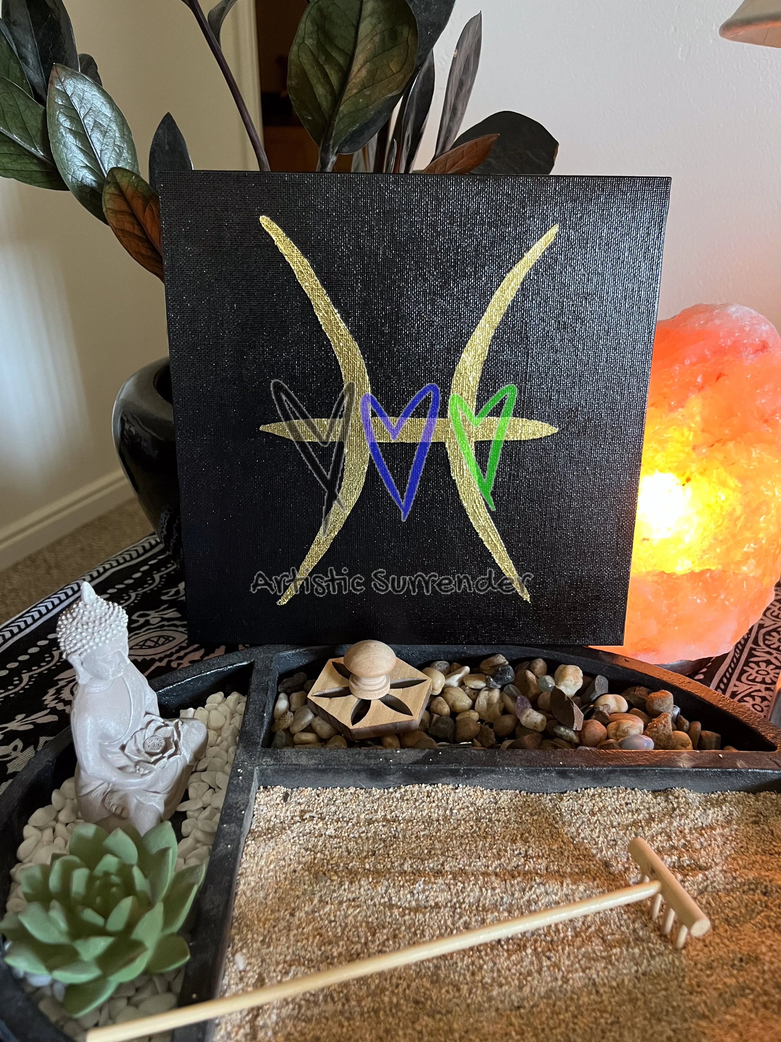 Pisces - Gold Metal Leaf