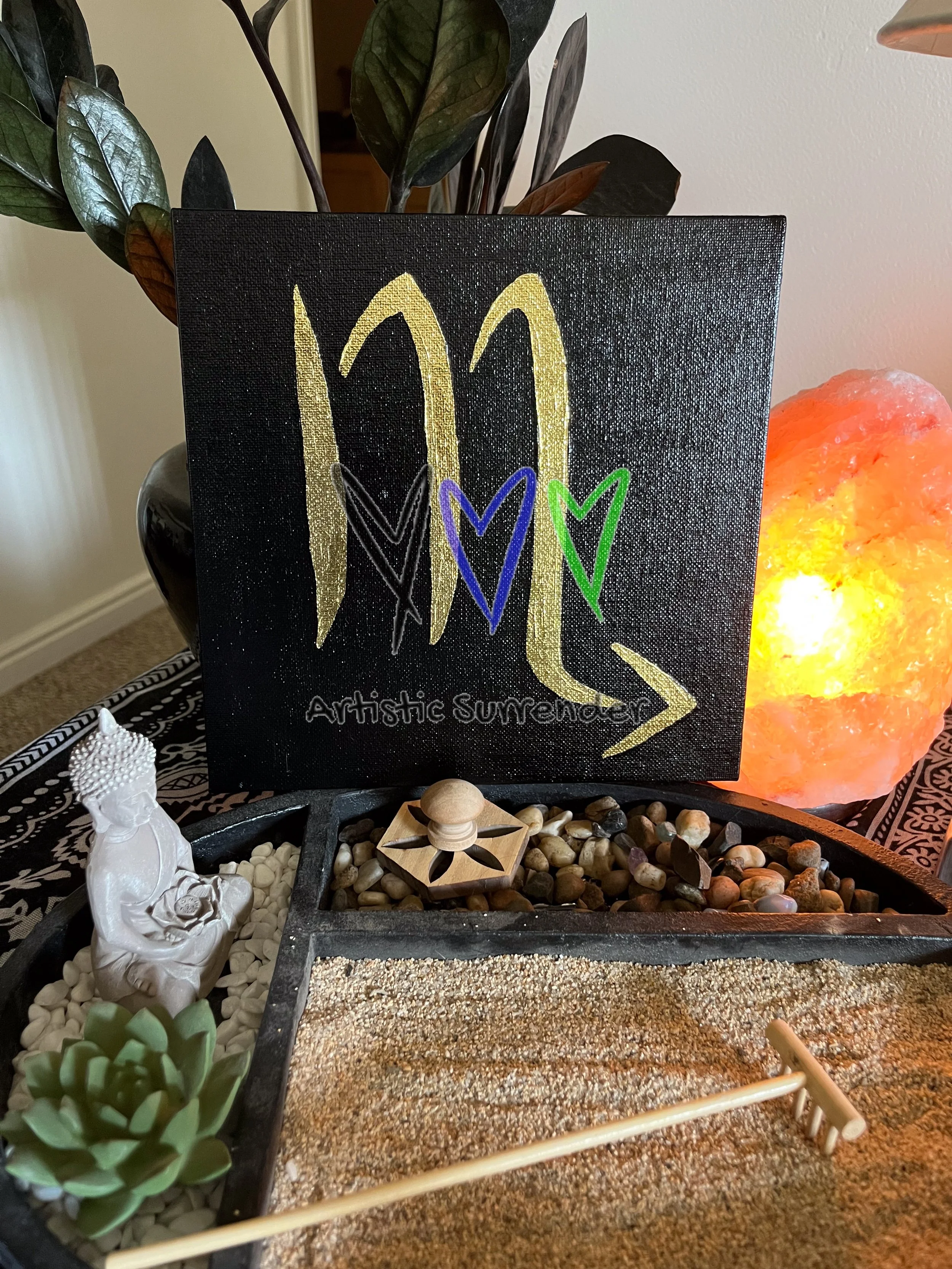 Scorpio - Gold Metal Leaf