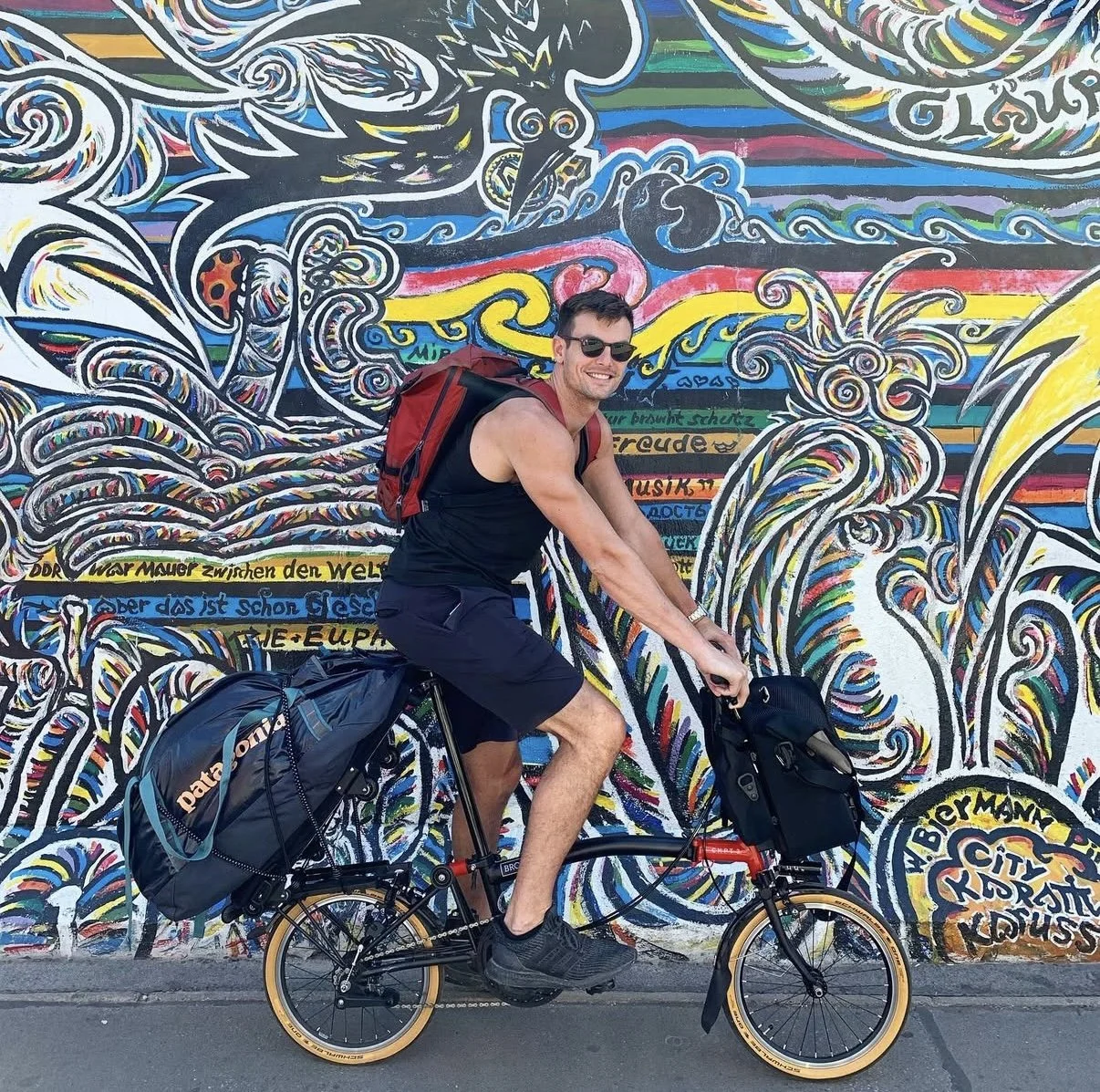 Dr. Steve Pulley riding a bike, representing forward motion, balance, and the active recovery lifestyle supported at Recovery and Wellness Services.