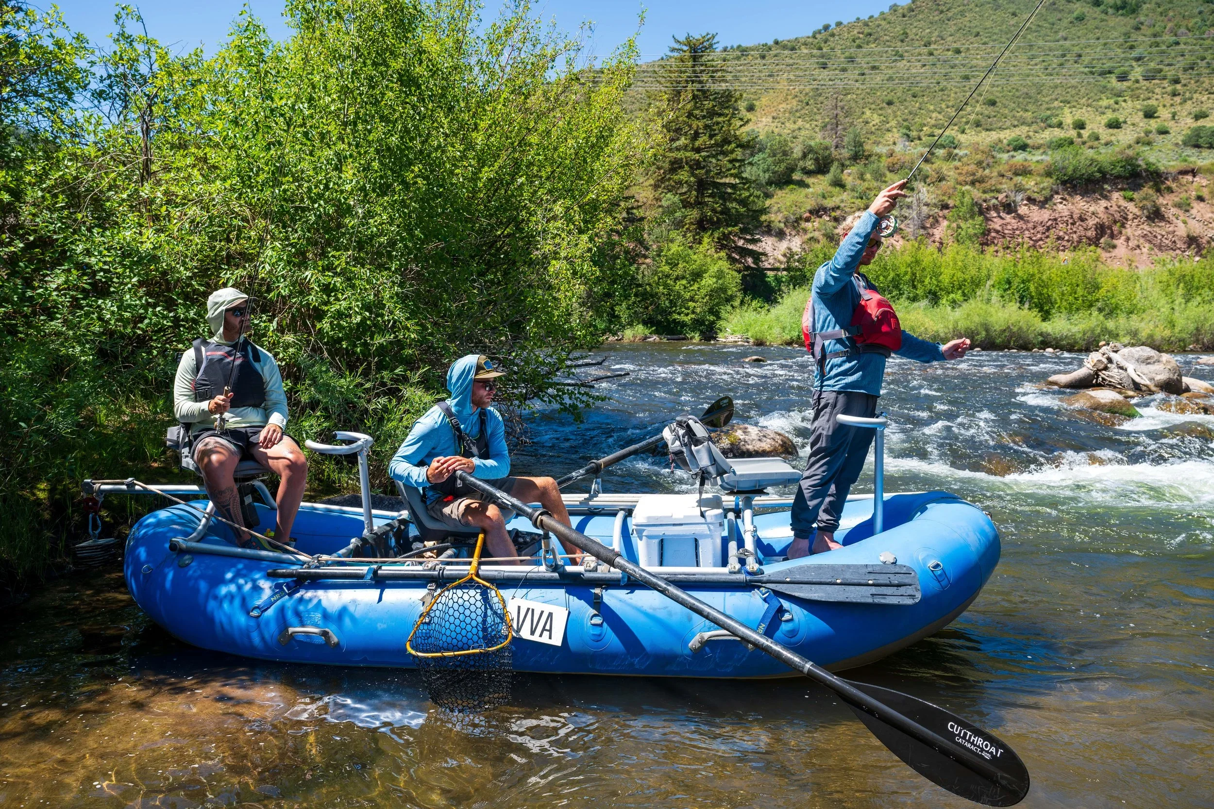 A fishing scene reflecting patience, focus, and the calming routines encouraged by Dr. Steve Pulley at Recovery and Wellness Services.