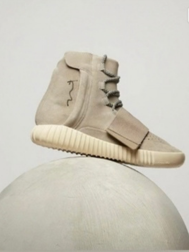 Signed and certified Yeezy 750 OGS with a special audio message from Ye.