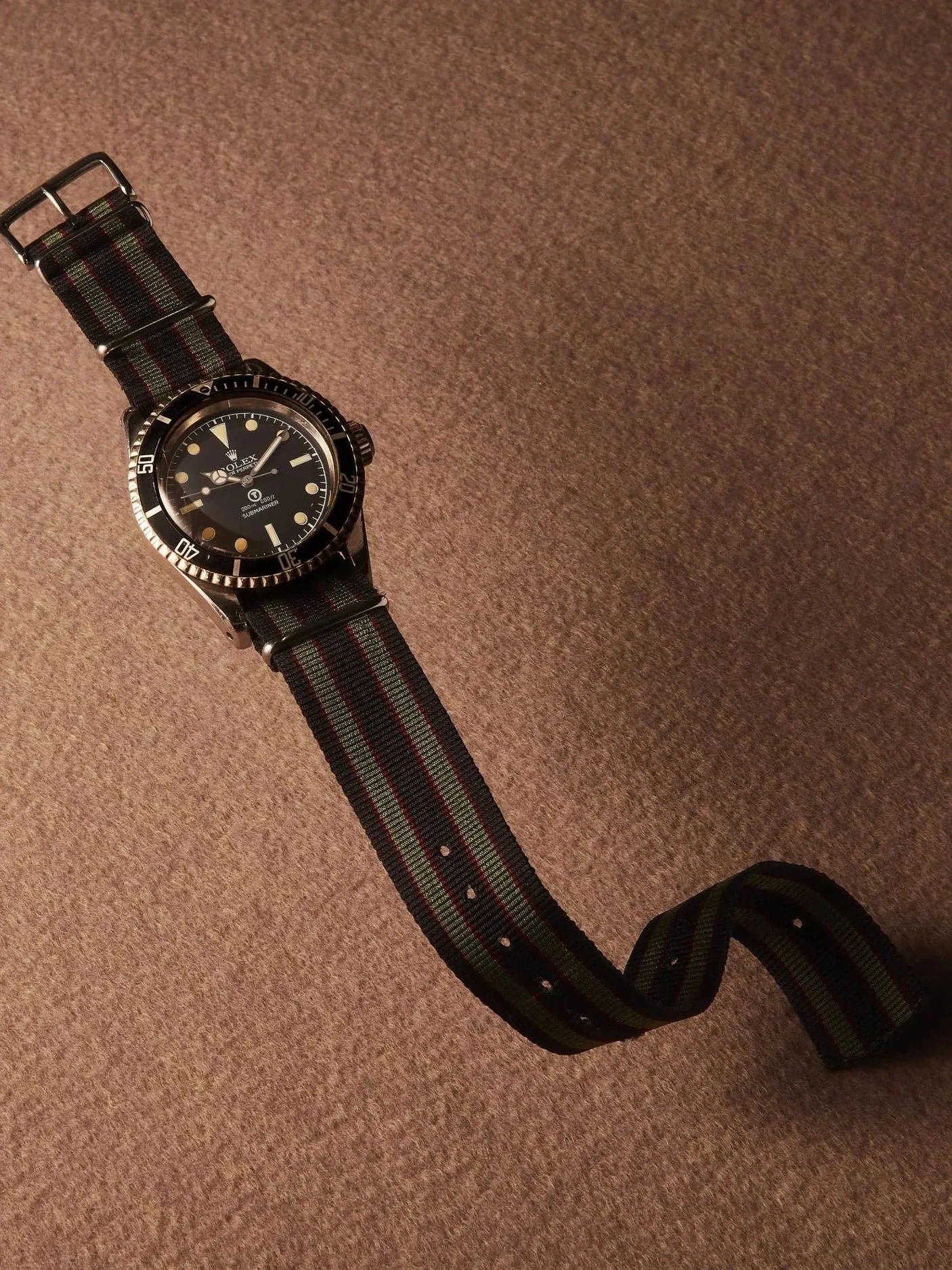 Rolex A/6538. Thought to be less than 50 in existence, this rare model was road tested by the Royal Navy in 1958.