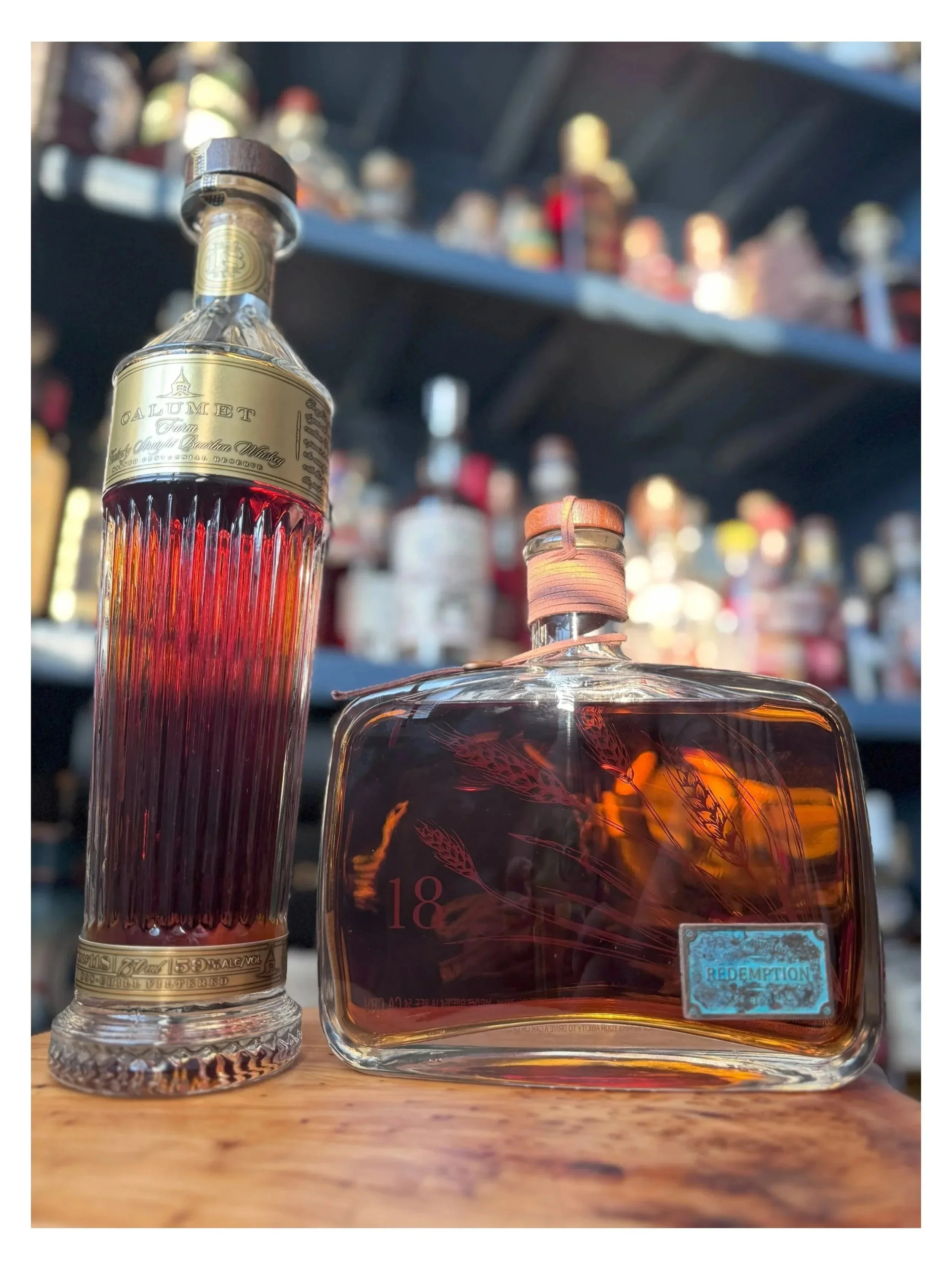 Teenage Tasteland: Comparing 2025 hype 18 year bourbons. Calumet 18 year bourbon VS Redemption The Ancients 18 year Bourbon.