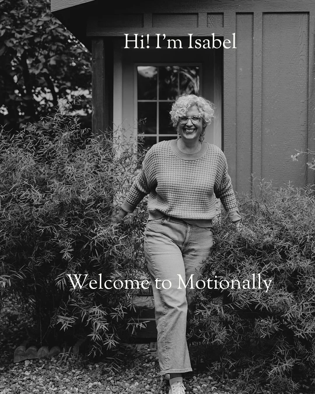 Hi, I&rsquo;m Isabel. Welcome to Motionally.
Many of the people I work with have lived lives that look &ldquo;good&rdquo; on the outside. But on the inside, they feel burned out, stuck in people-pleasing, or quietly disconnected from themselves. Some