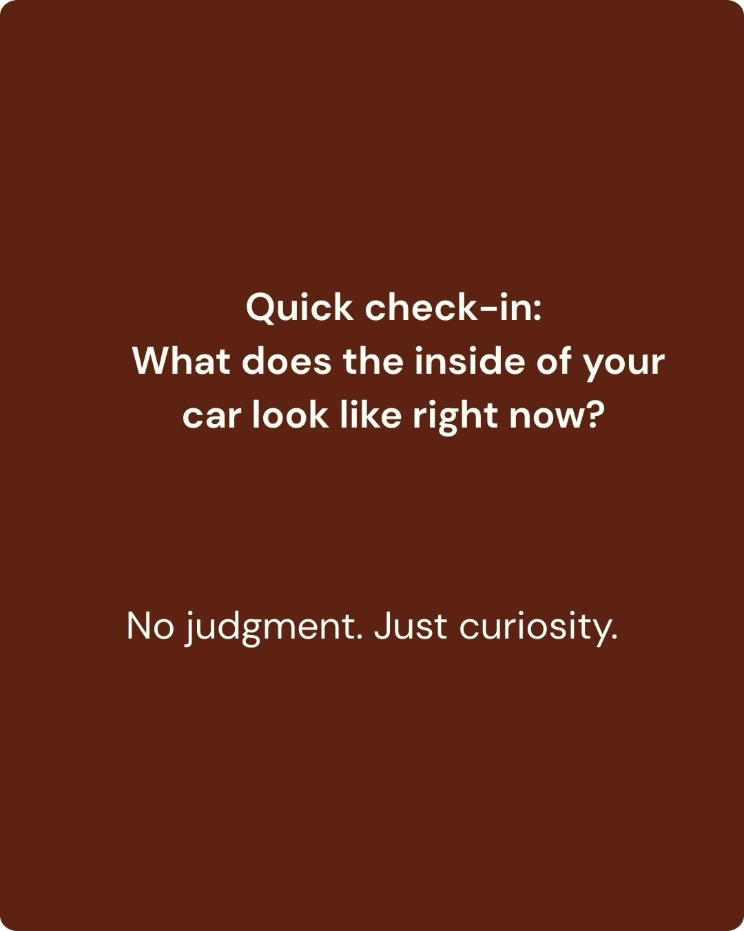 What does your car look like right now?

Immaculate.
Rolling gear room.
Full to the brim.
Chaos on wheels.

There&rsquo;s no way to do it wrong.

#motionally #sportparent #seasonsoflife #vernonbc #realnotperfect