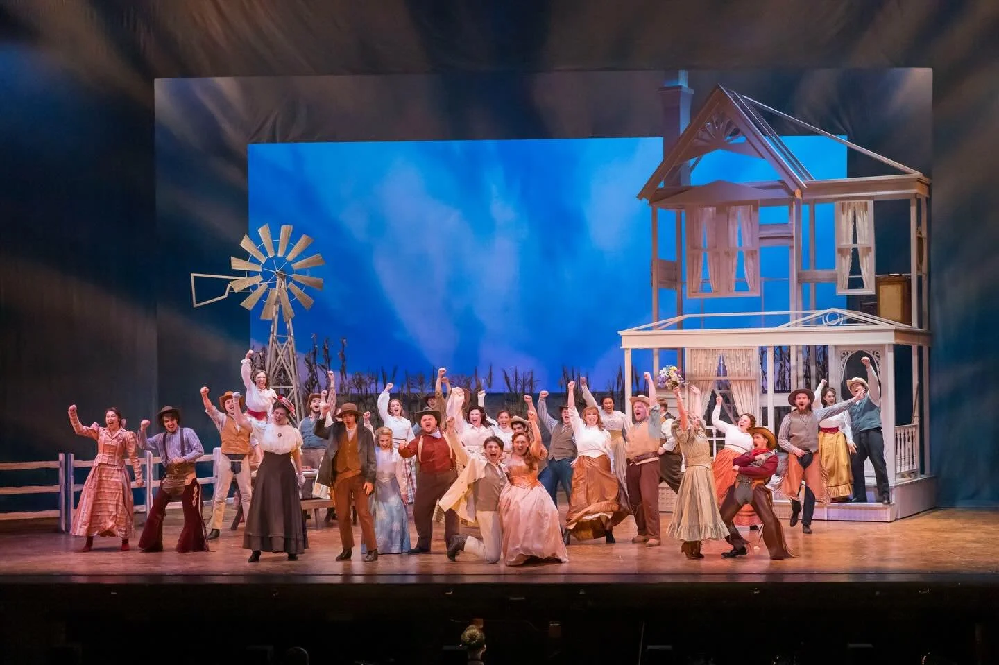 Production photos from Oklahoma! What a fun show to close out my first year as a Masters student at Jacobs!!🌾💃👒 

📸: Shanti Knight &amp; Zach Rosing