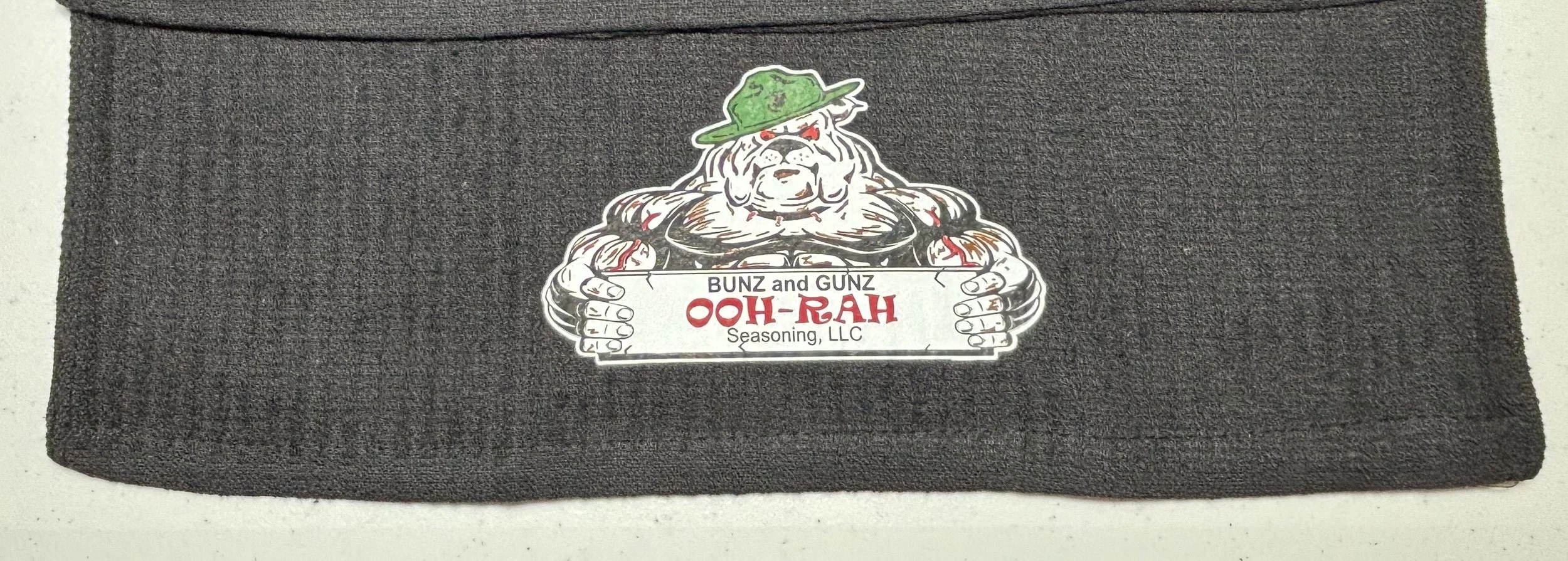 OOH-RAH Bar Mop Towel with Bulldog Logo