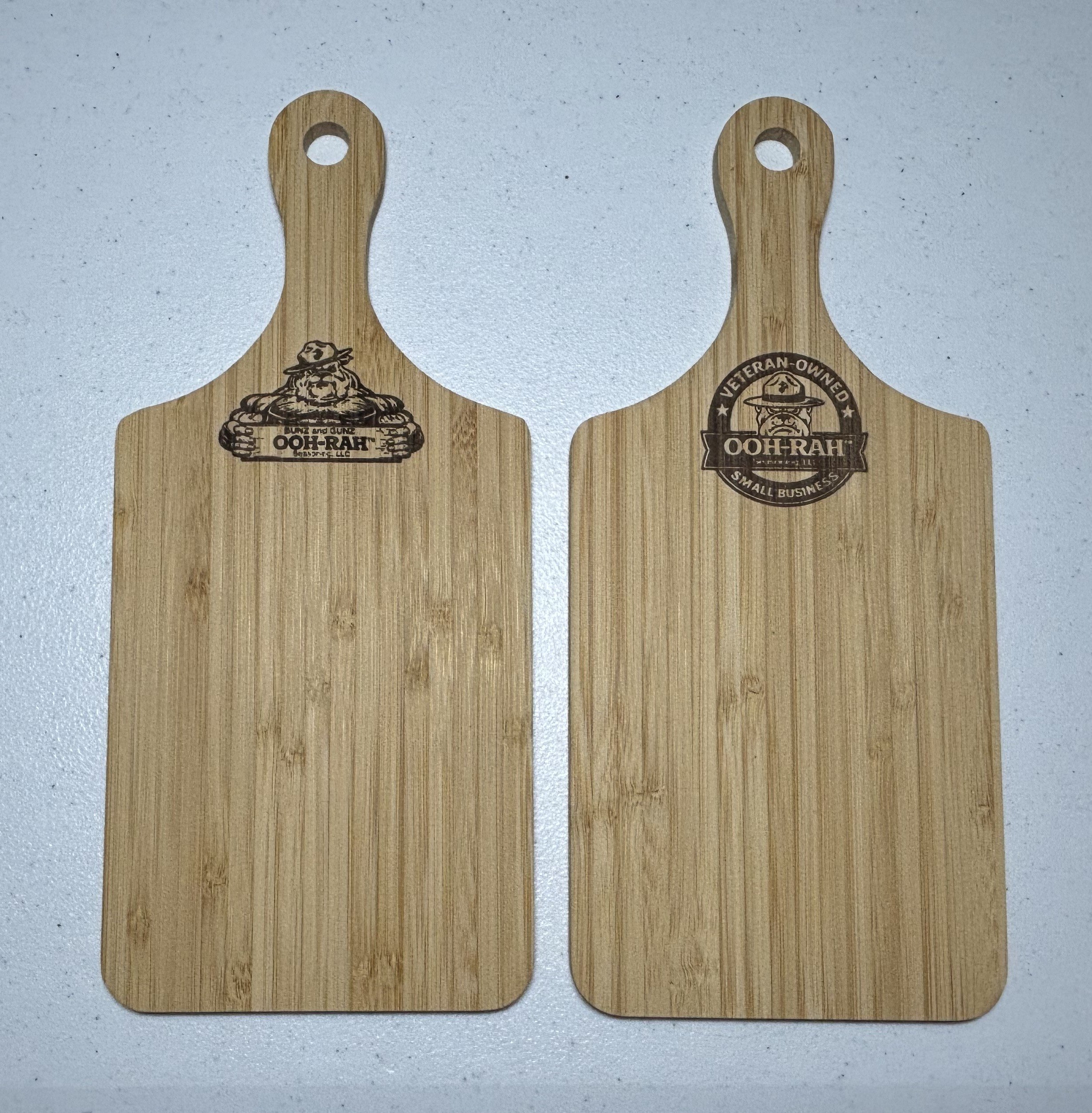 OOH-RAH Bamboo Cutting Board 5 x 11 inch (5 x 7 inch cut space)