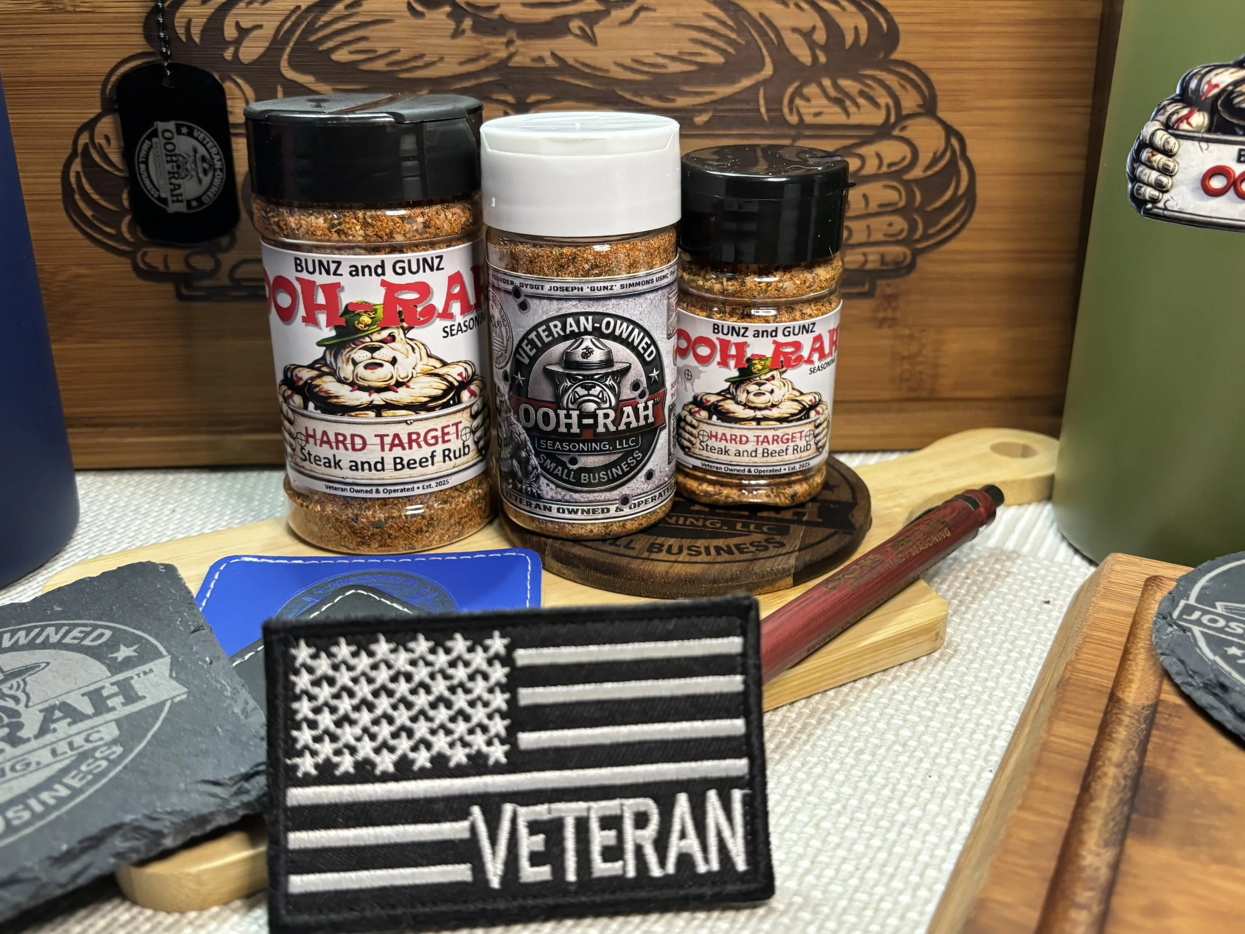 Founder's Series™ | Hard Target™ Steak & Beef Rub (3.5oz bottle only)