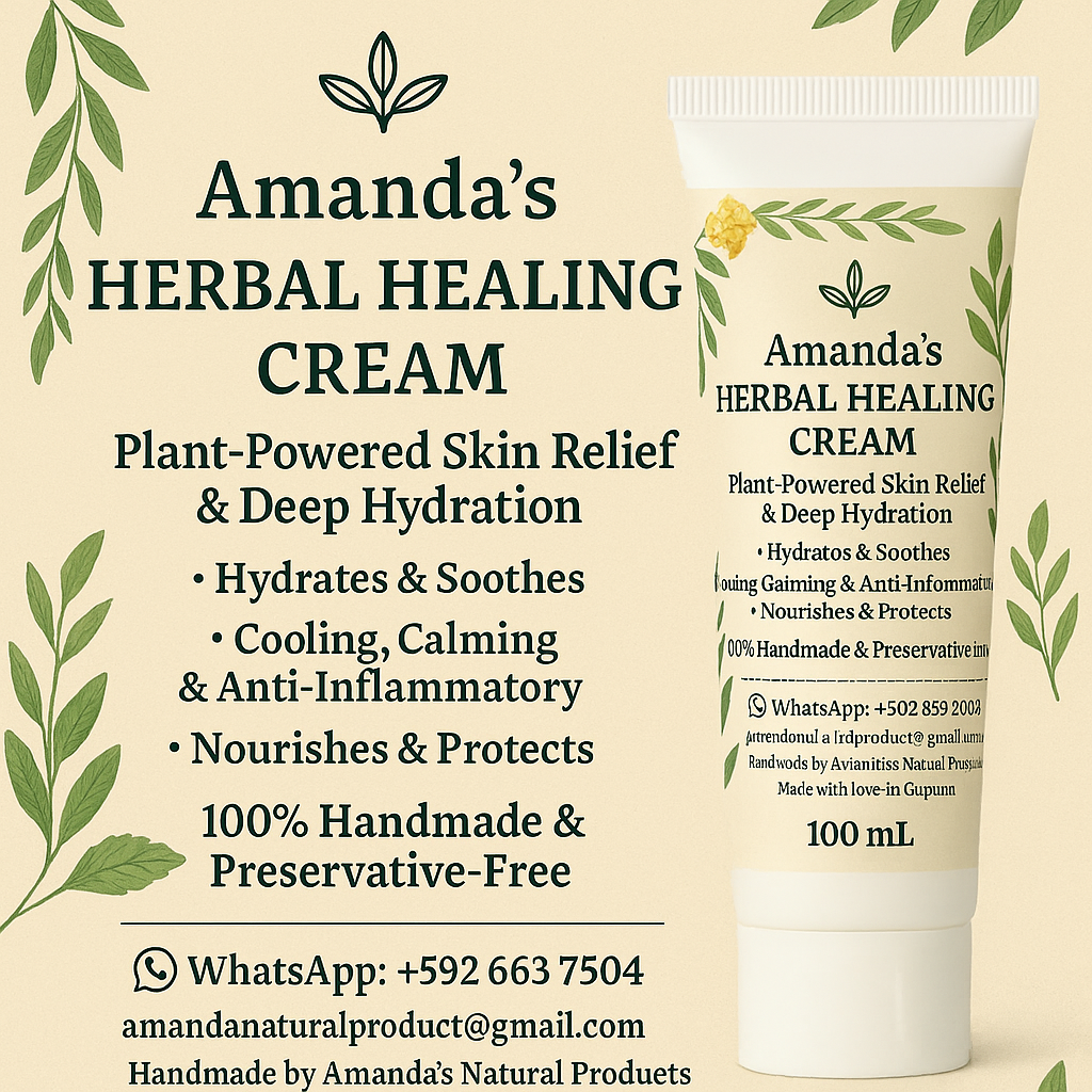 Amanda’s Herbal Healing Cream – Deep Skin Nourishment with Nature’s Touch