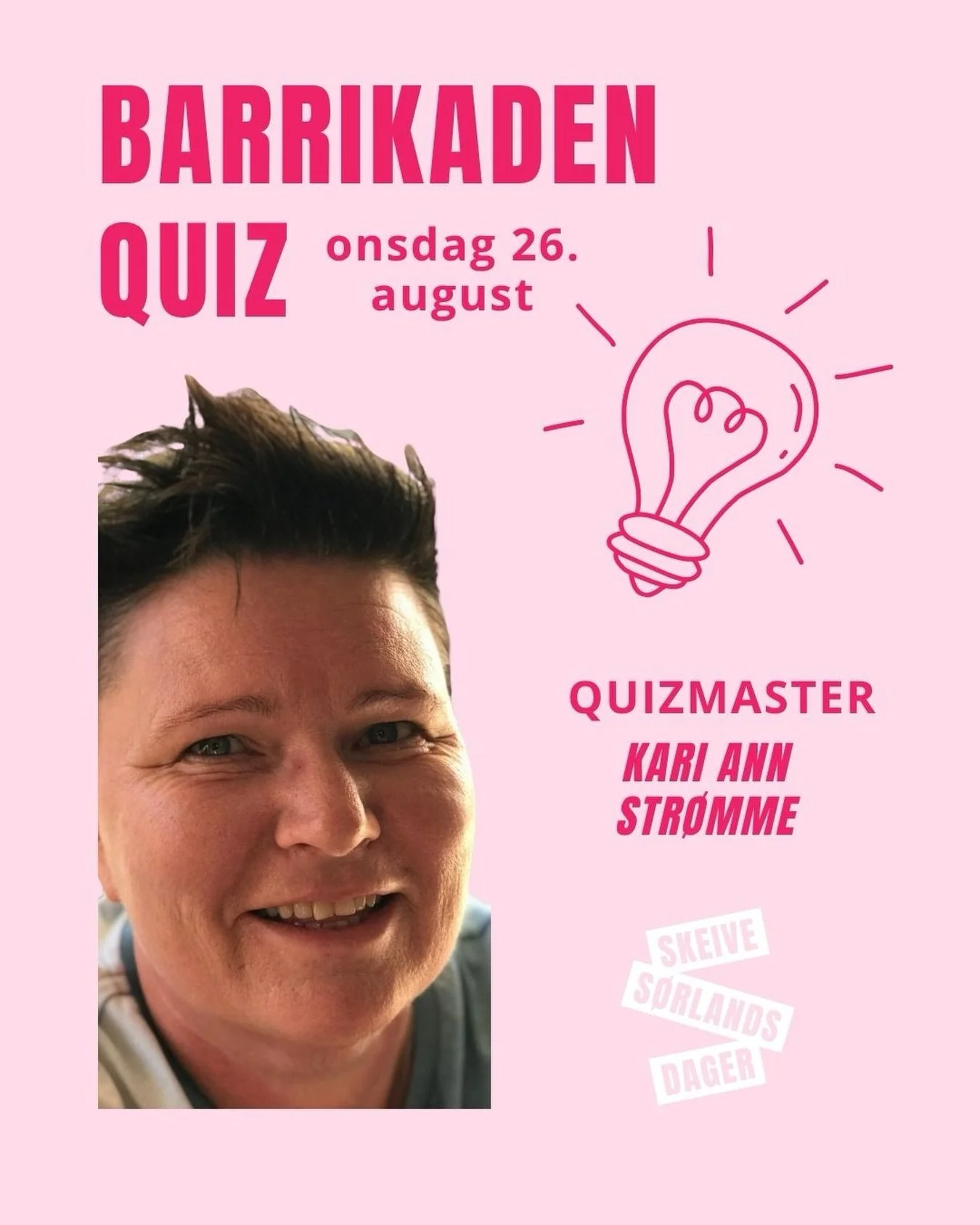 I dag er det klart for quiz!⭐️ Vi sees klokken 20:00 hos oss💋